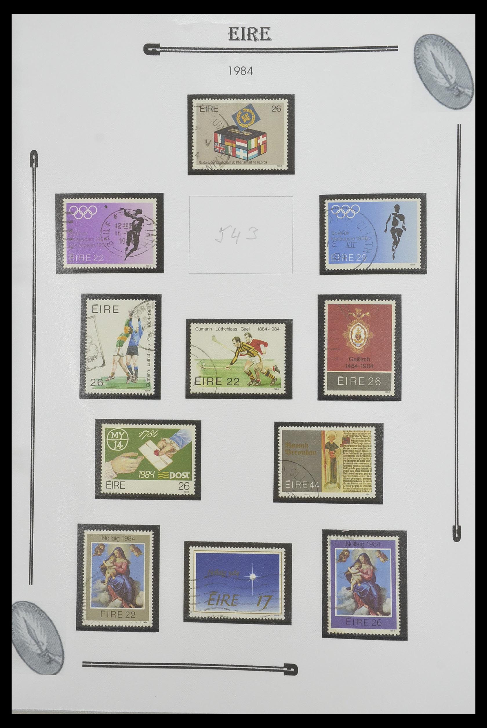 33522 061 - Postzegelverzameling 33522 Ierland 1922-2015.