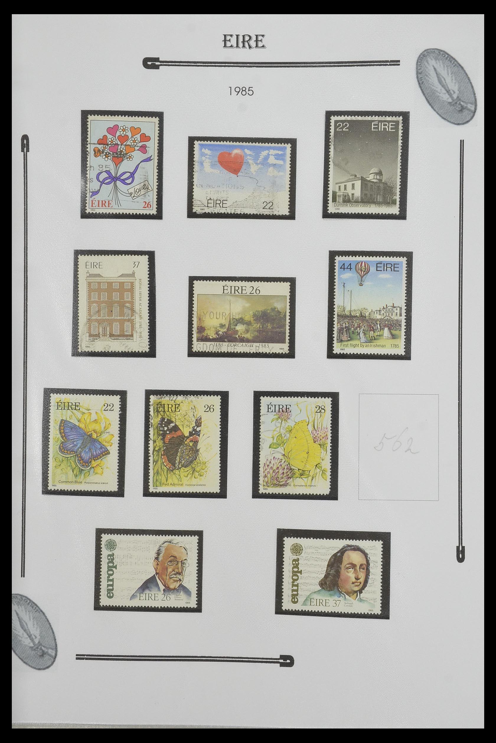 33522 062 - Postzegelverzameling 33522 Ierland 1922-2015.