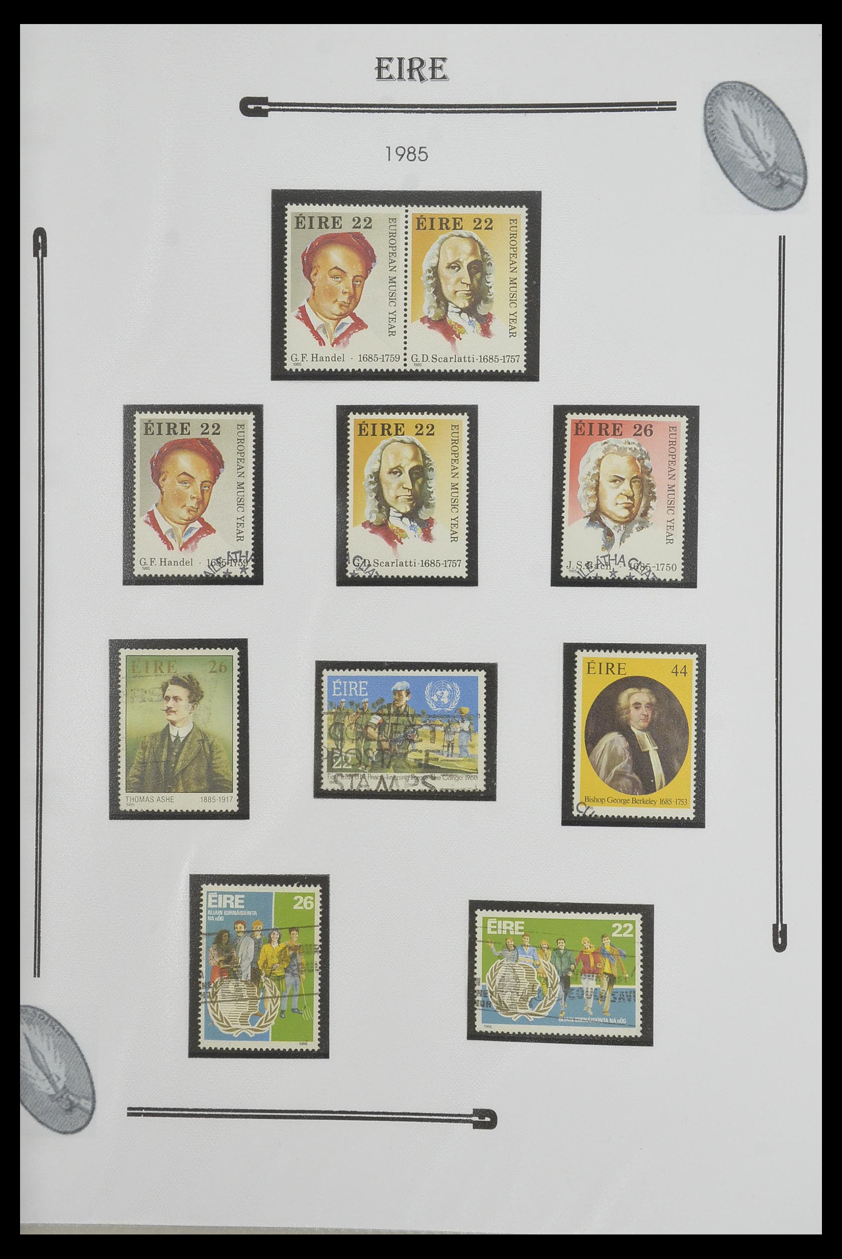 33522 063 - Postzegelverzameling 33522 Ierland 1922-2015.