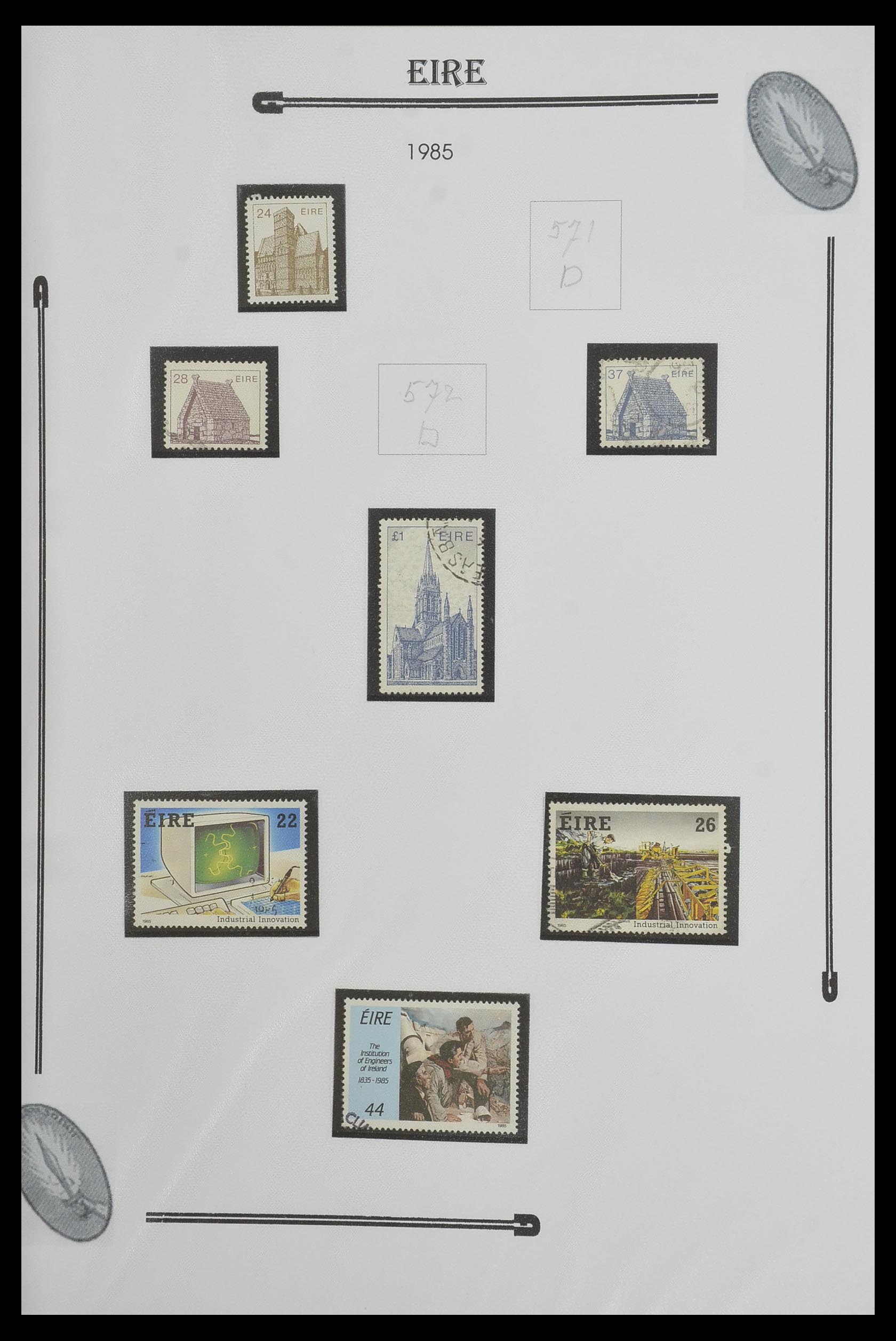 33522 064 - Postzegelverzameling 33522 Ierland 1922-2015.