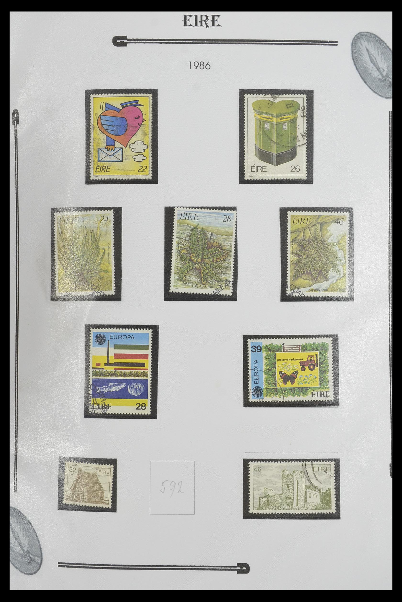 33522 066 - Postzegelverzameling 33522 Ierland 1922-2015.