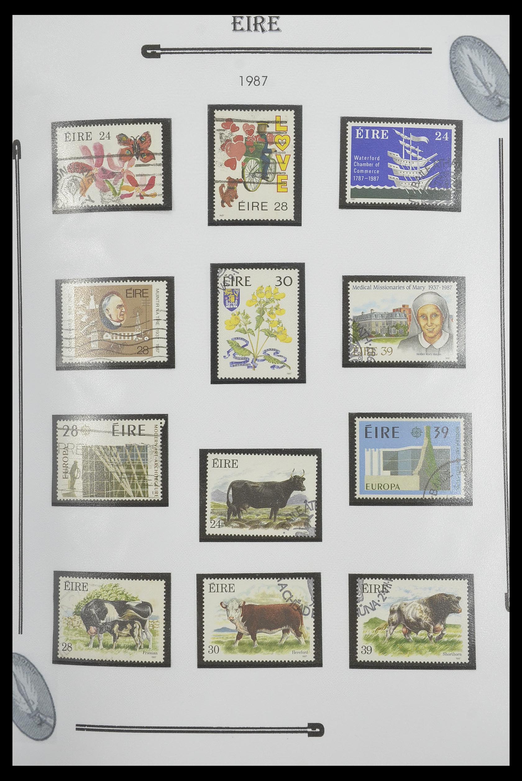 33522 069 - Postzegelverzameling 33522 Ierland 1922-2015.