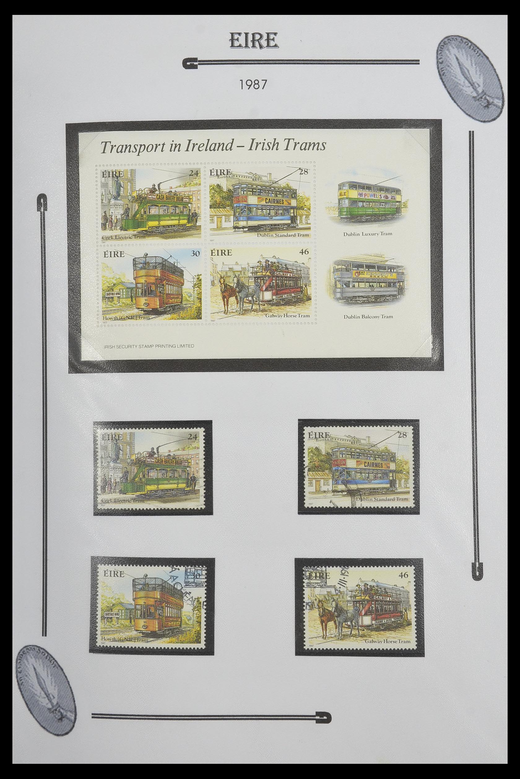 33522 070 - Postzegelverzameling 33522 Ierland 1922-2015.