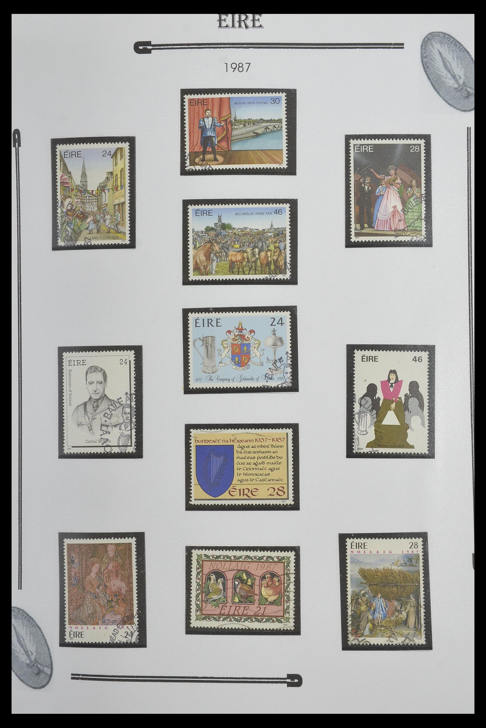 33522 071 - Postzegelverzameling 33522 Ierland 1922-2015.