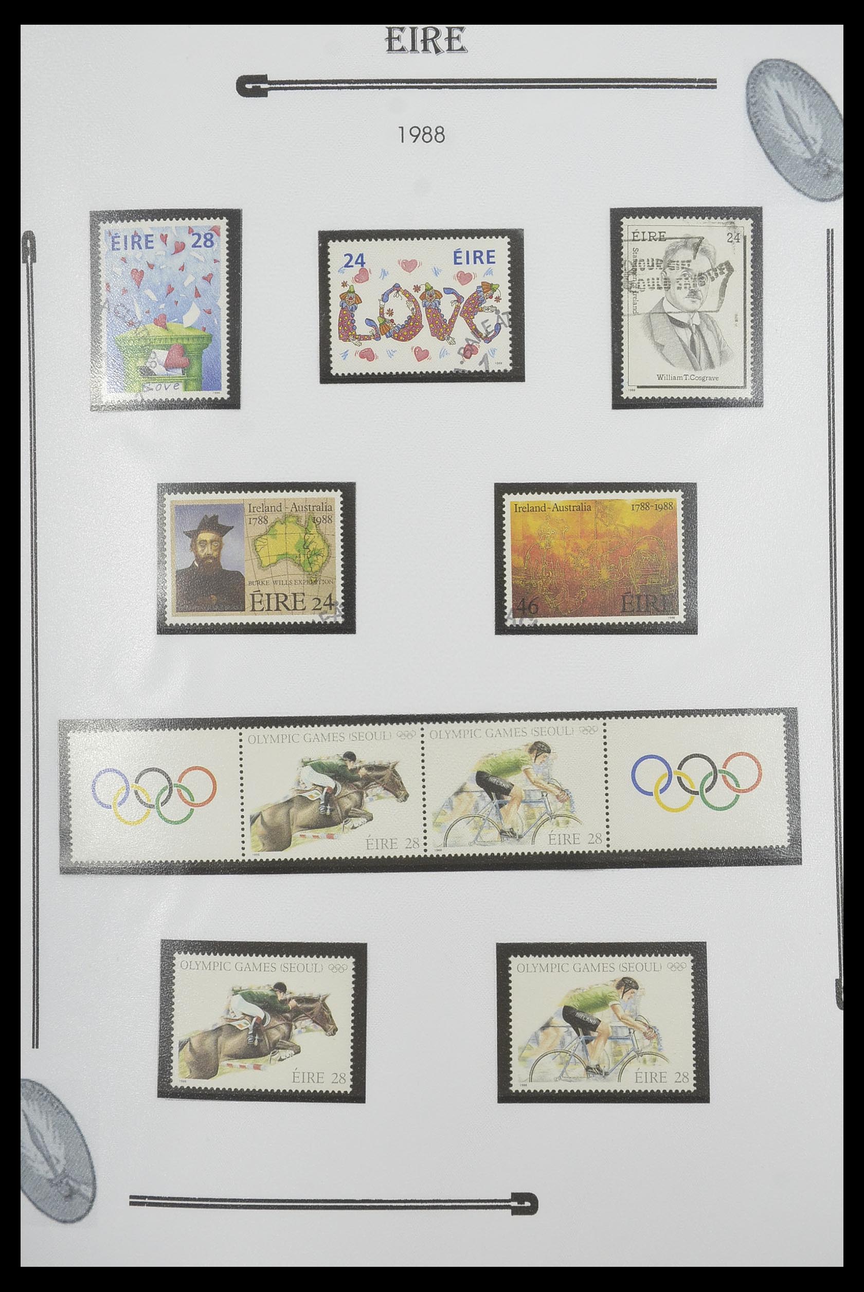 33522 073 - Postzegelverzameling 33522 Ierland 1922-2015.