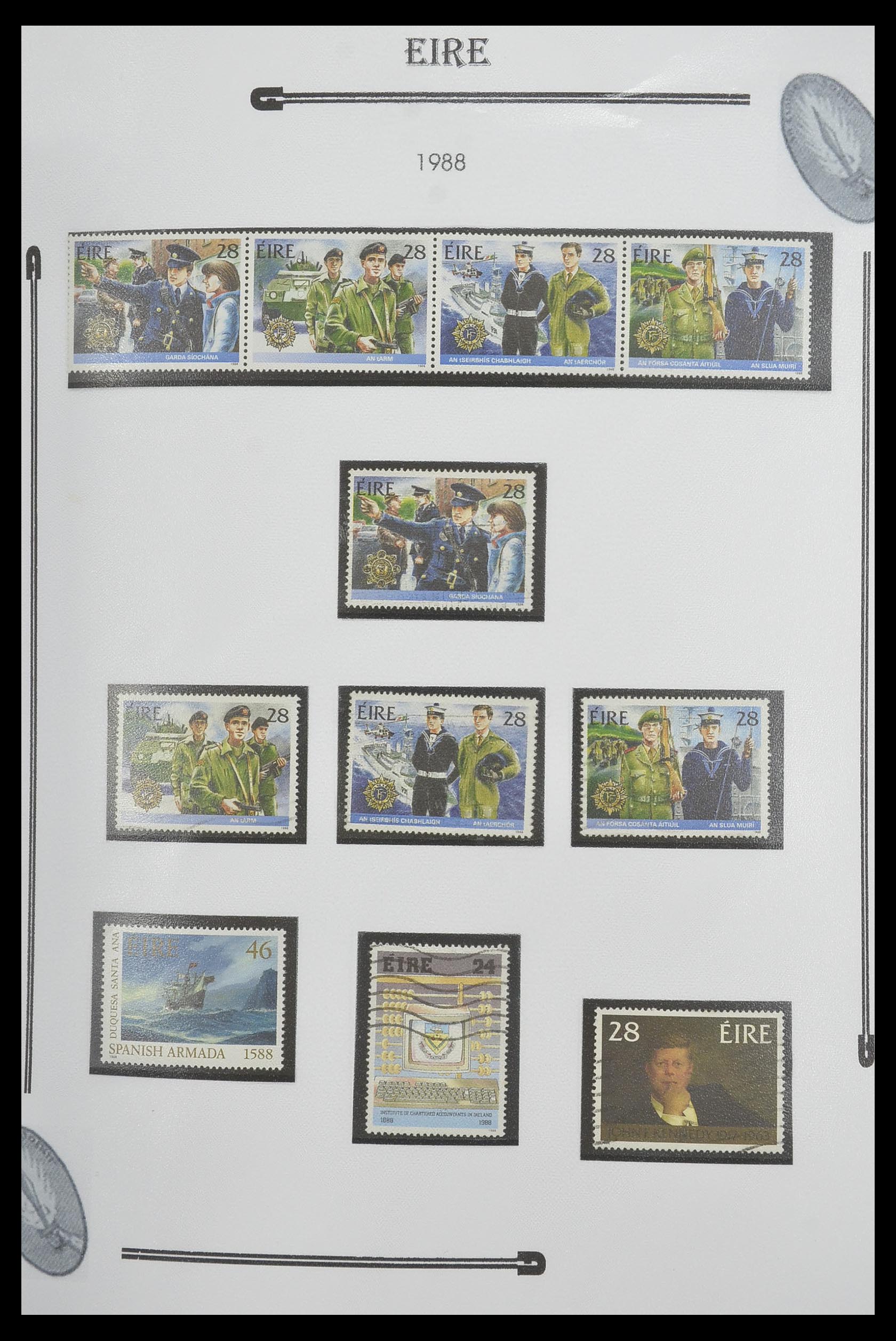 33522 075 - Postzegelverzameling 33522 Ierland 1922-2015.