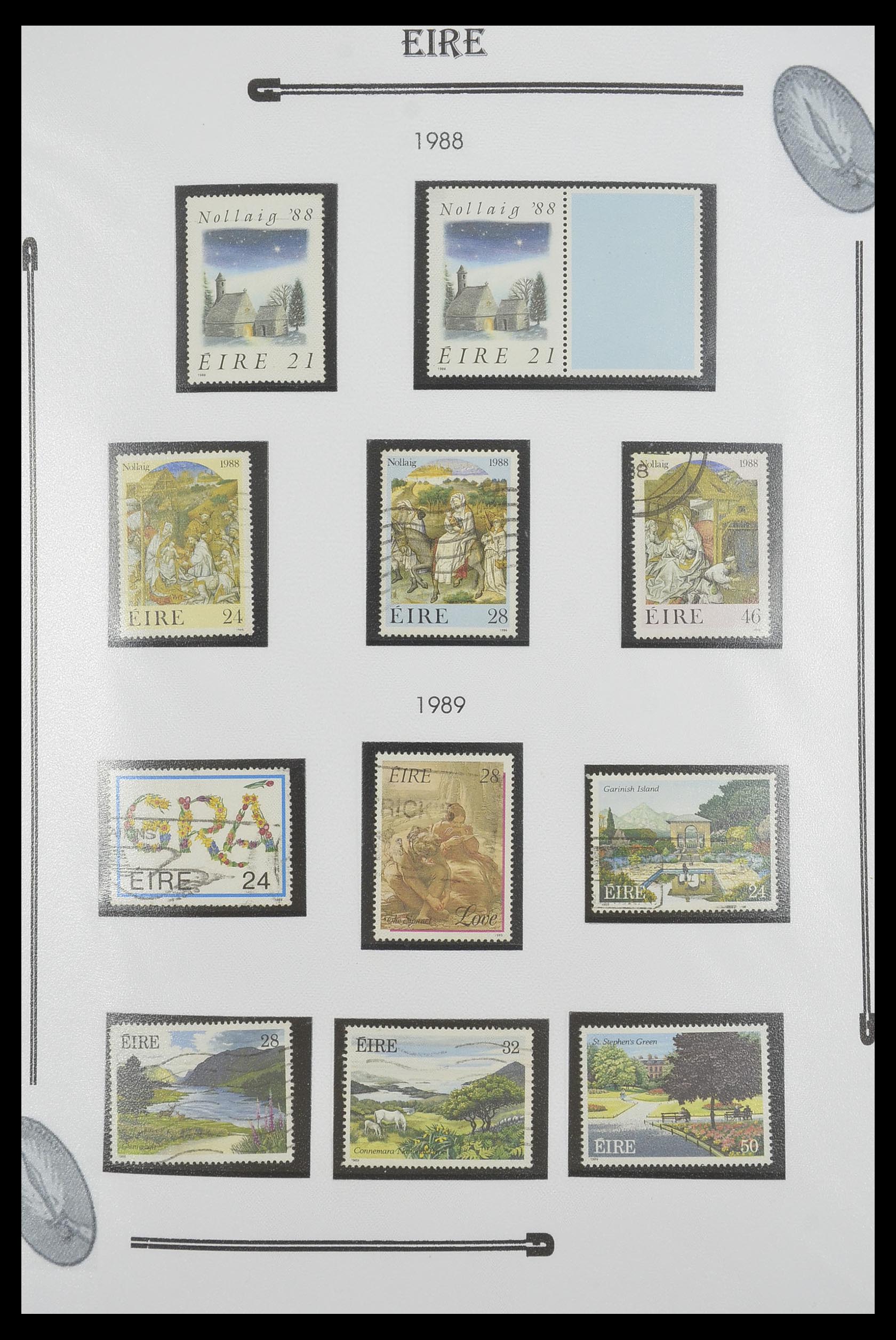 33522 076 - Postzegelverzameling 33522 Ierland 1922-2015.