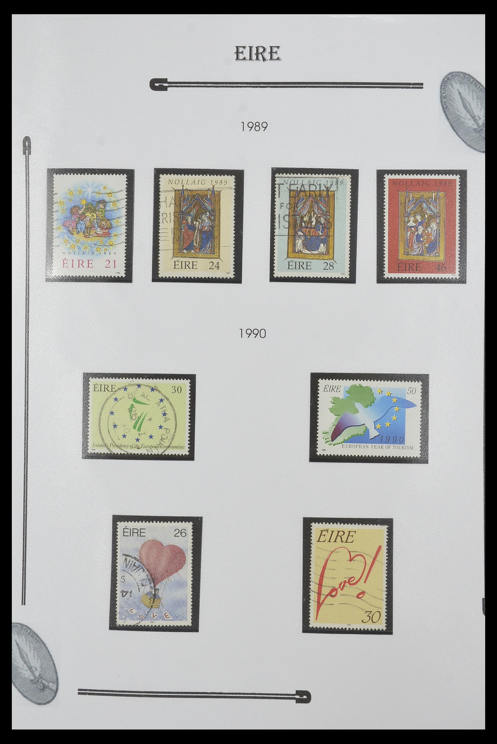 33522 081 - Postzegelverzameling 33522 Ierland 1922-2015.