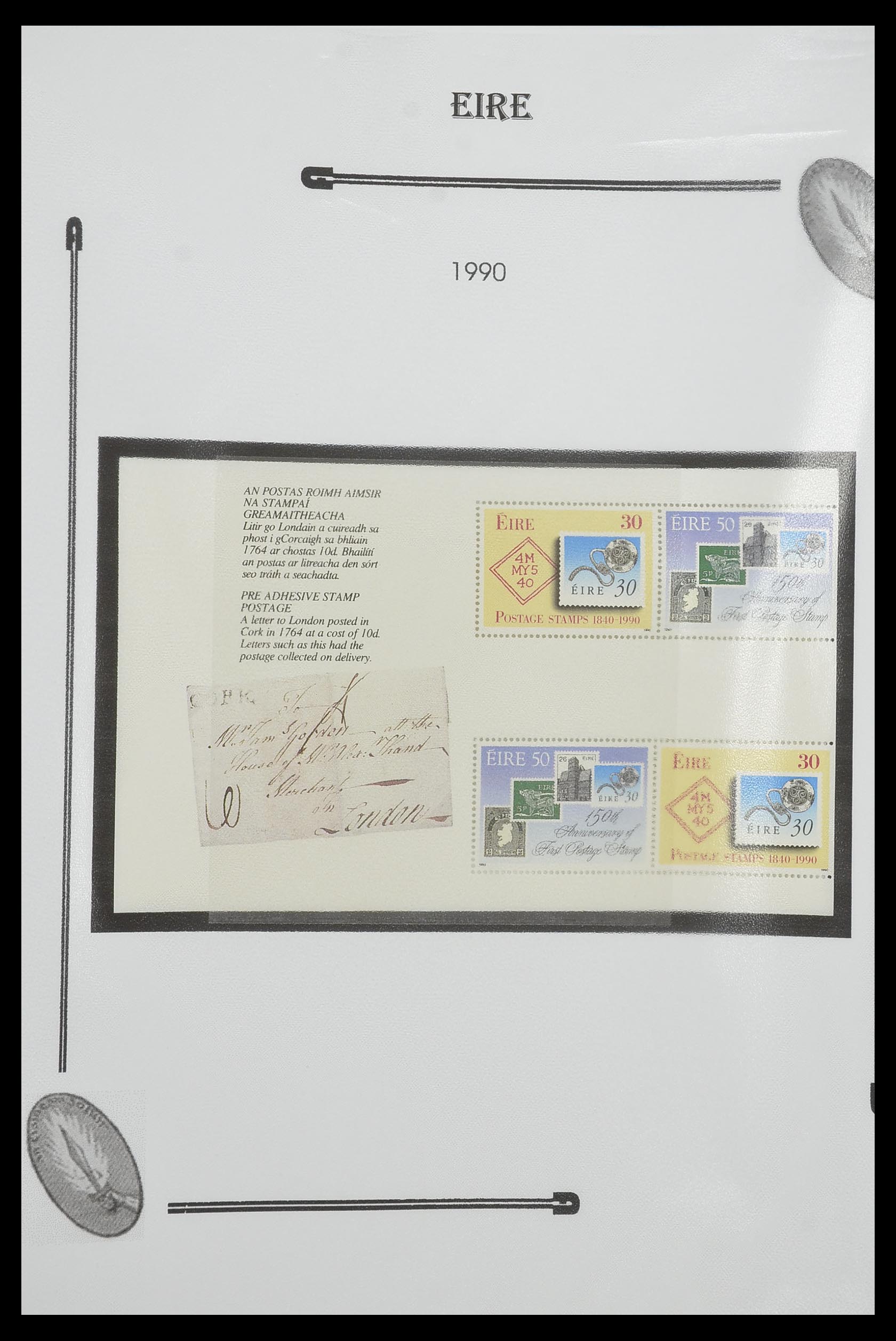 33522 086 - Postzegelverzameling 33522 Ierland 1922-2015.