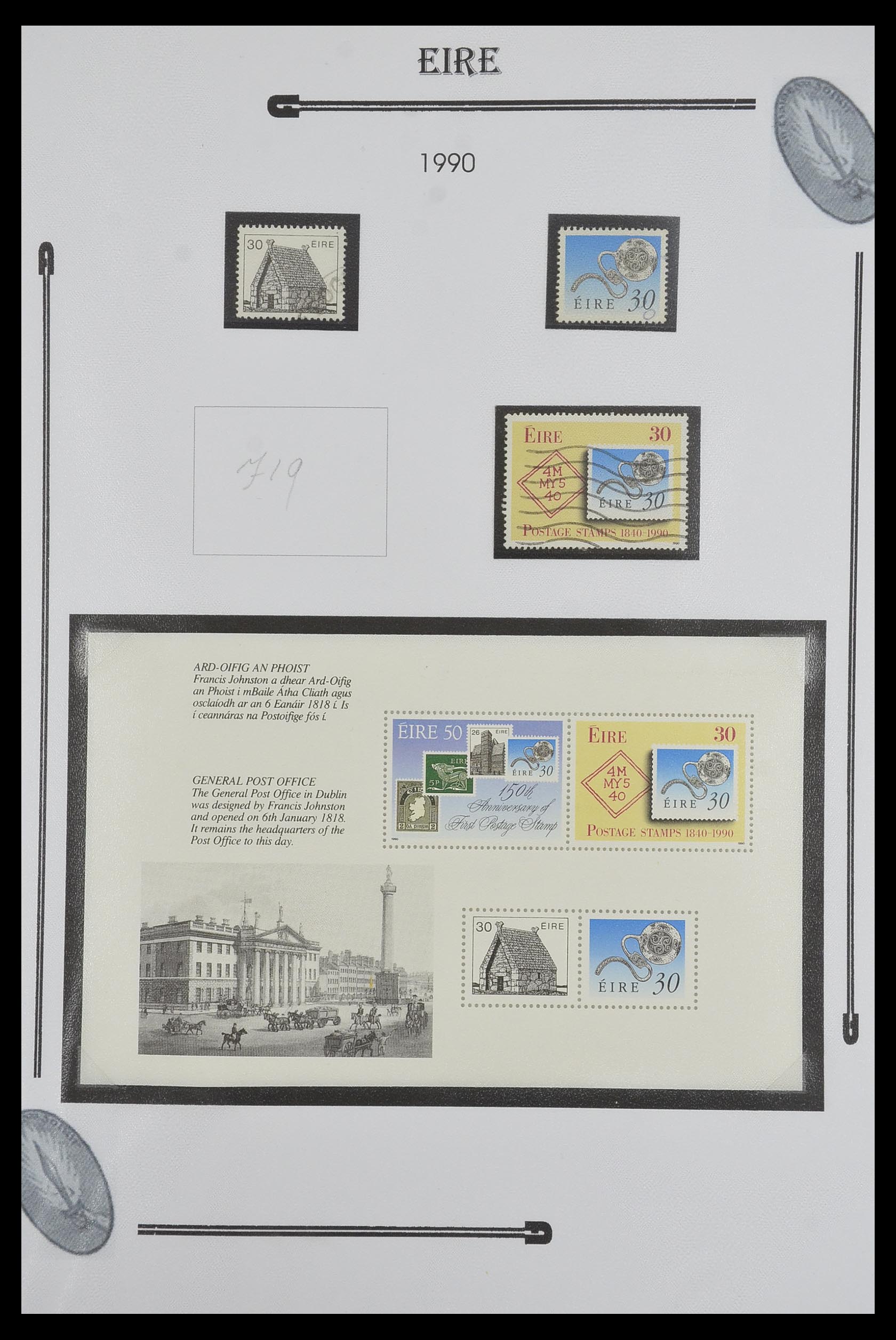 33522 087 - Postzegelverzameling 33522 Ierland 1922-2015.