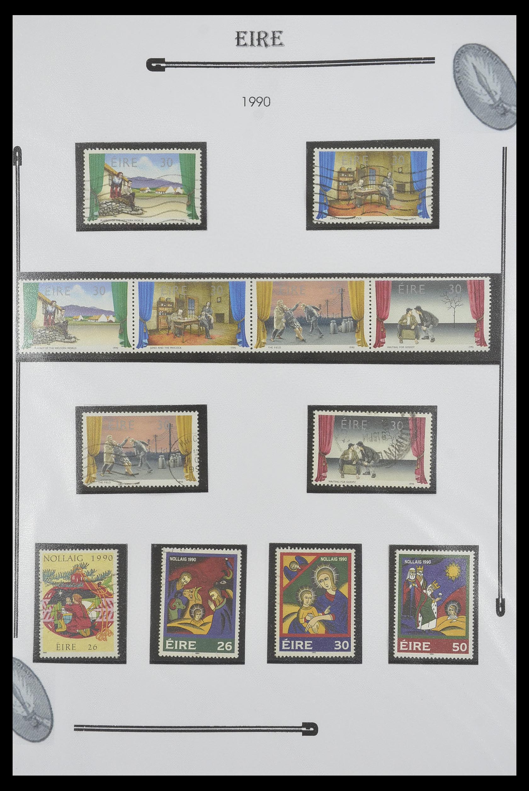 33522 089 - Postzegelverzameling 33522 Ierland 1922-2015.