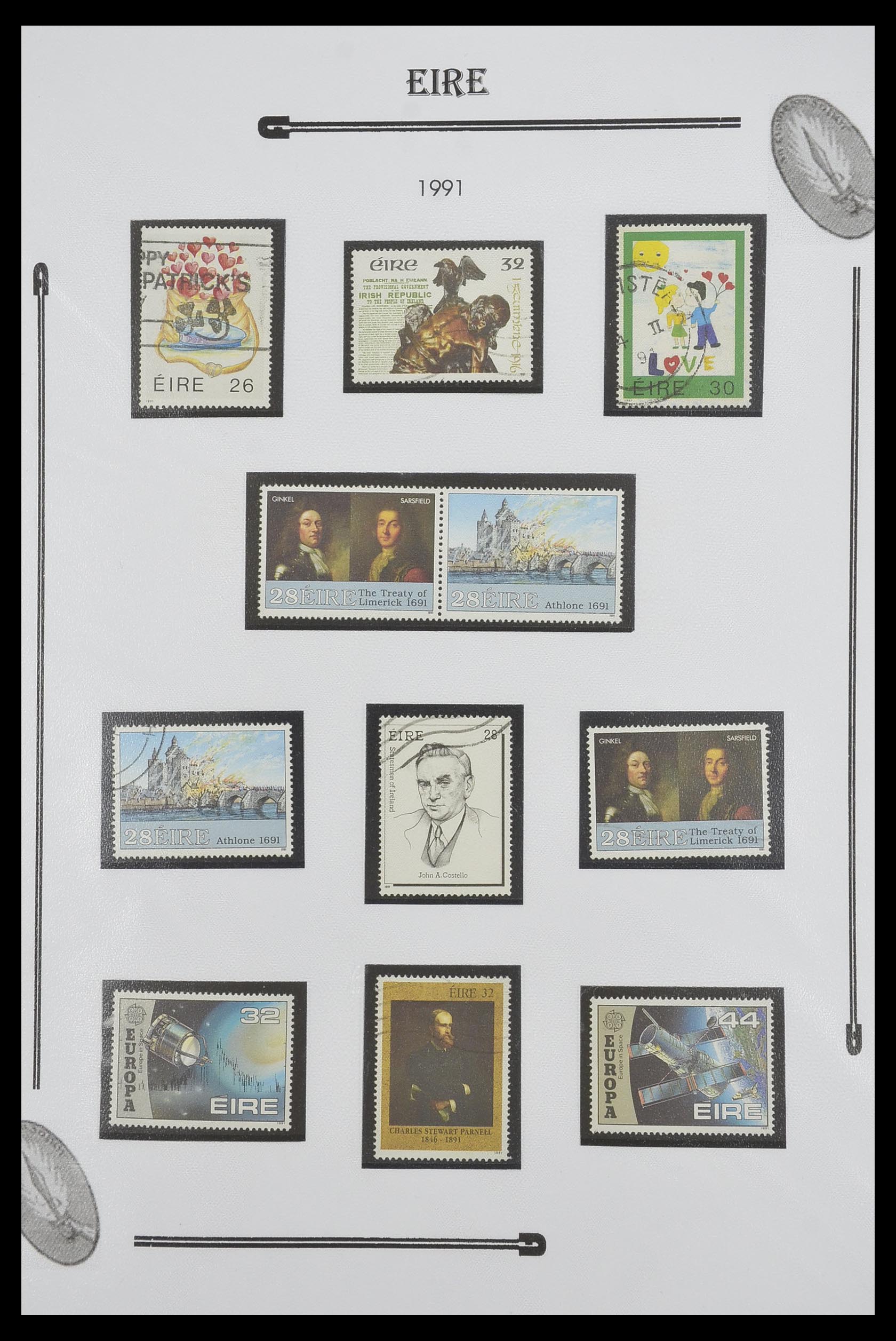 33522 094 - Postzegelverzameling 33522 Ierland 1922-2015.