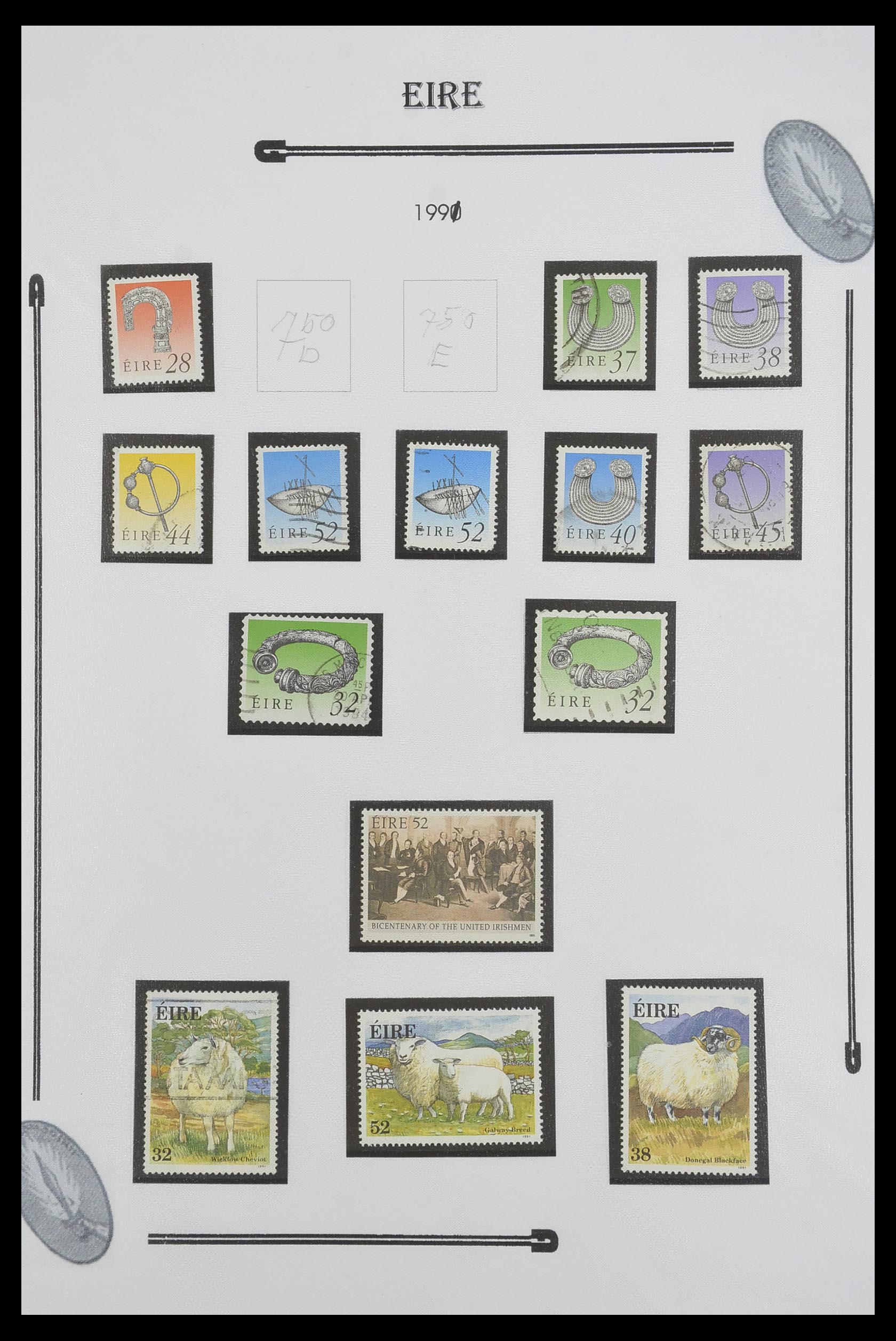 33522 095 - Postzegelverzameling 33522 Ierland 1922-2015.
