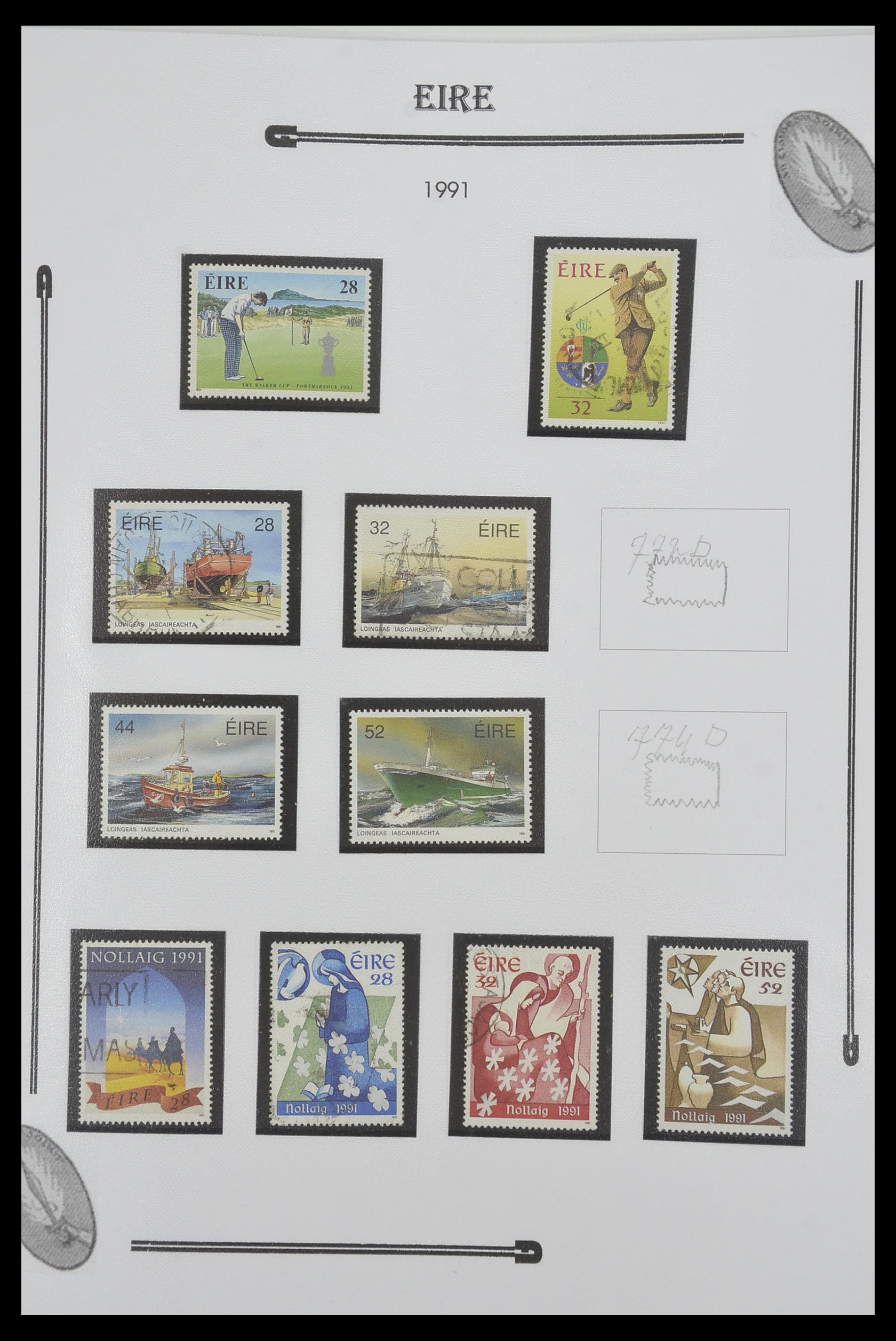 33522 096 - Postzegelverzameling 33522 Ierland 1922-2015.