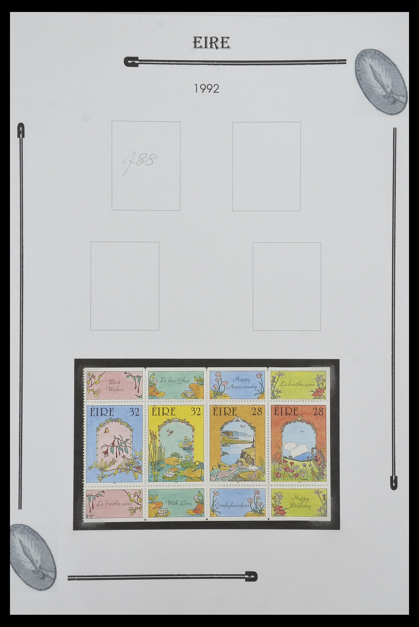 33522 097 - Postzegelverzameling 33522 Ierland 1922-2015.