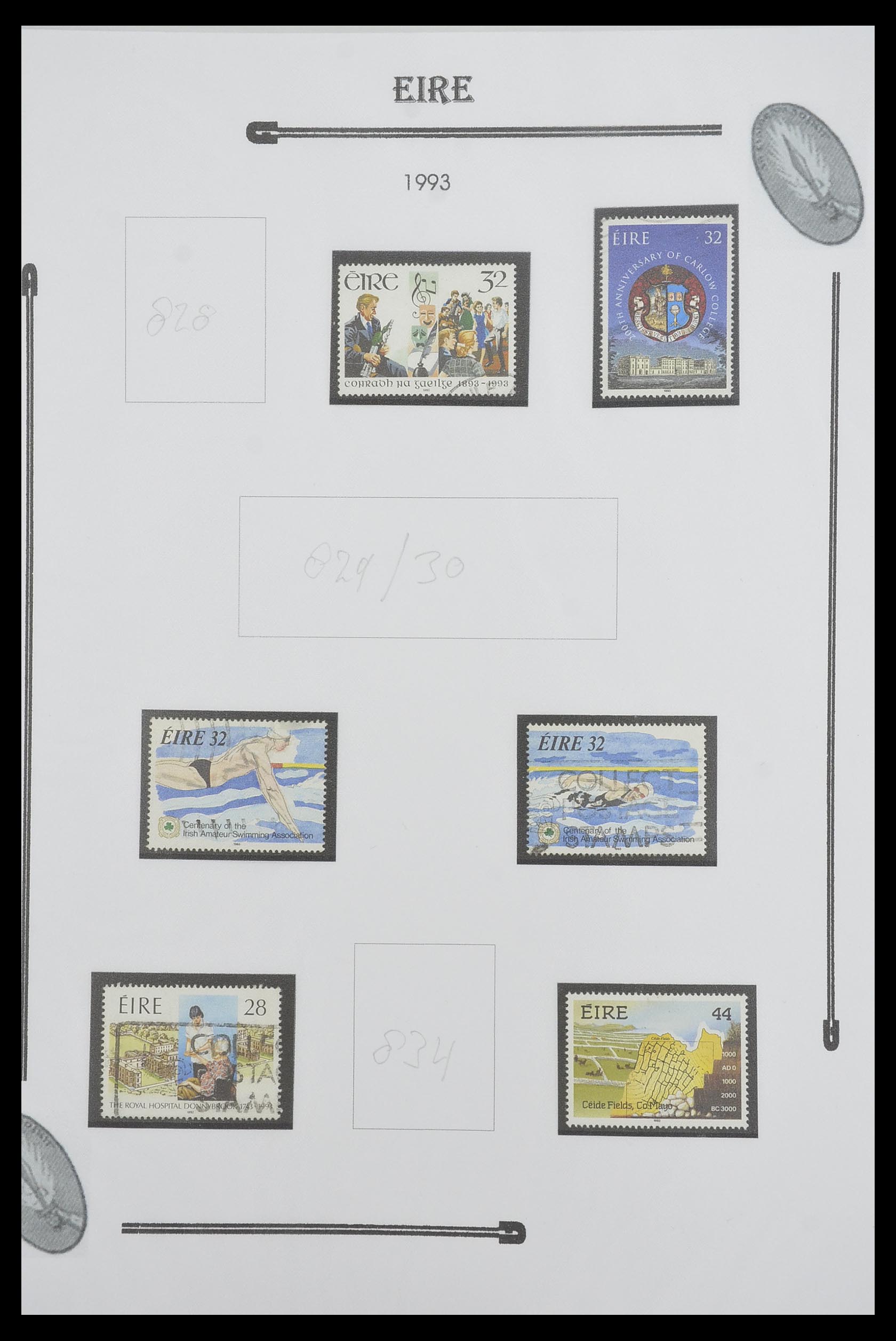 33522 104 - Postzegelverzameling 33522 Ierland 1922-2015.