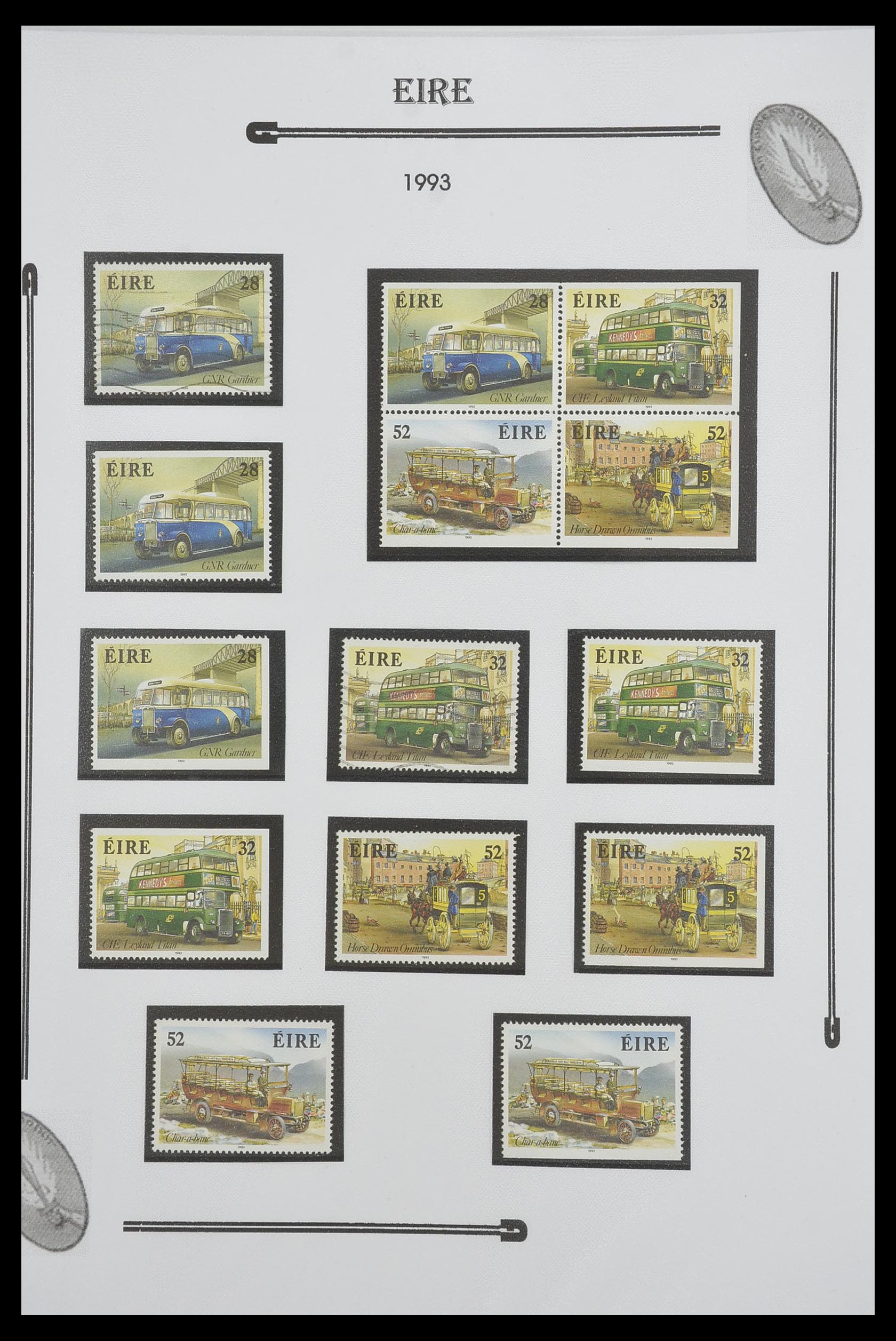 33522 105 - Postzegelverzameling 33522 Ierland 1922-2015.