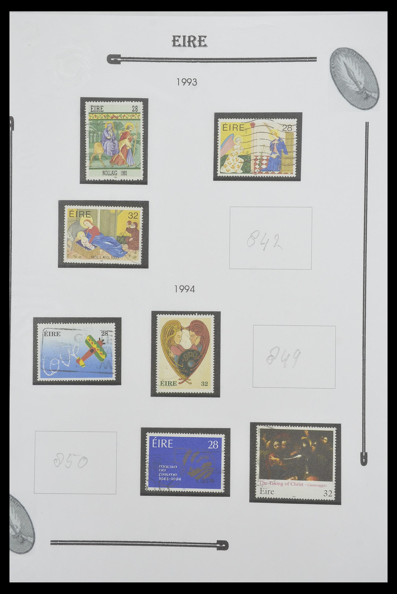 33522 106 - Postzegelverzameling 33522 Ierland 1922-2015.