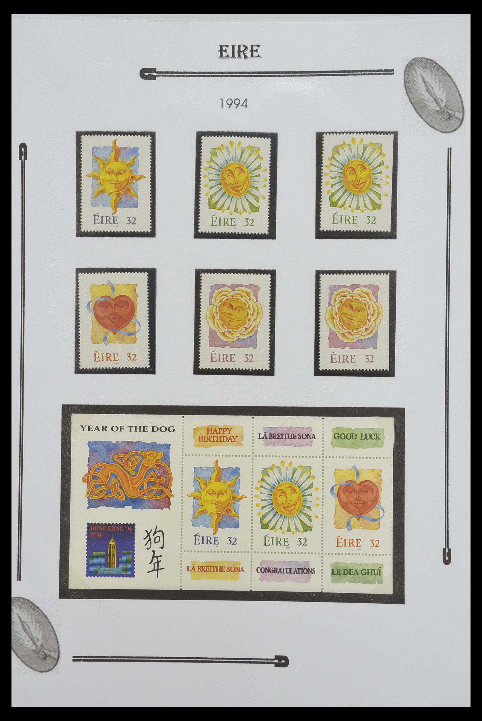 33522 107 - Postzegelverzameling 33522 Ierland 1922-2015.