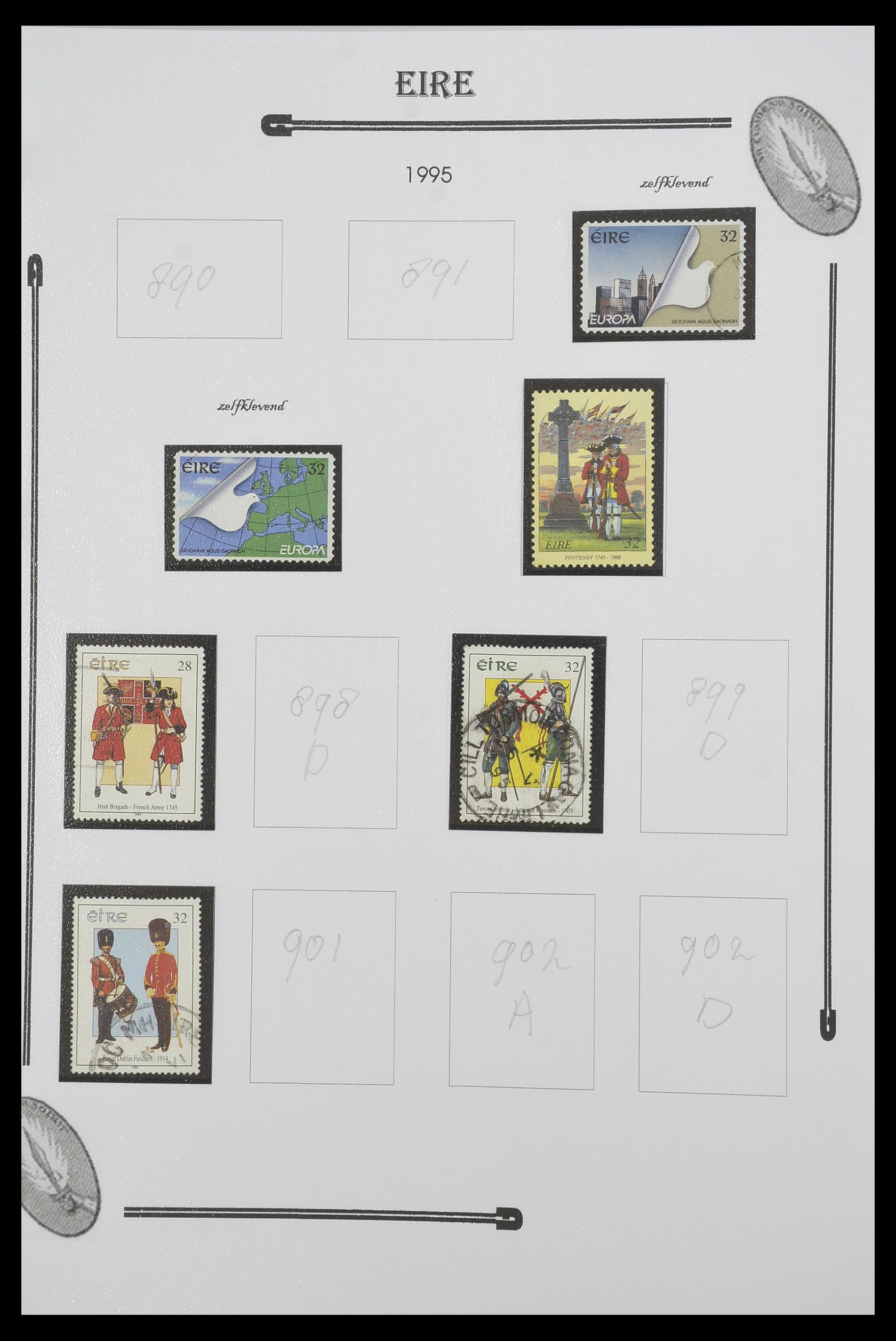 33522 118 - Postzegelverzameling 33522 Ierland 1922-2015.