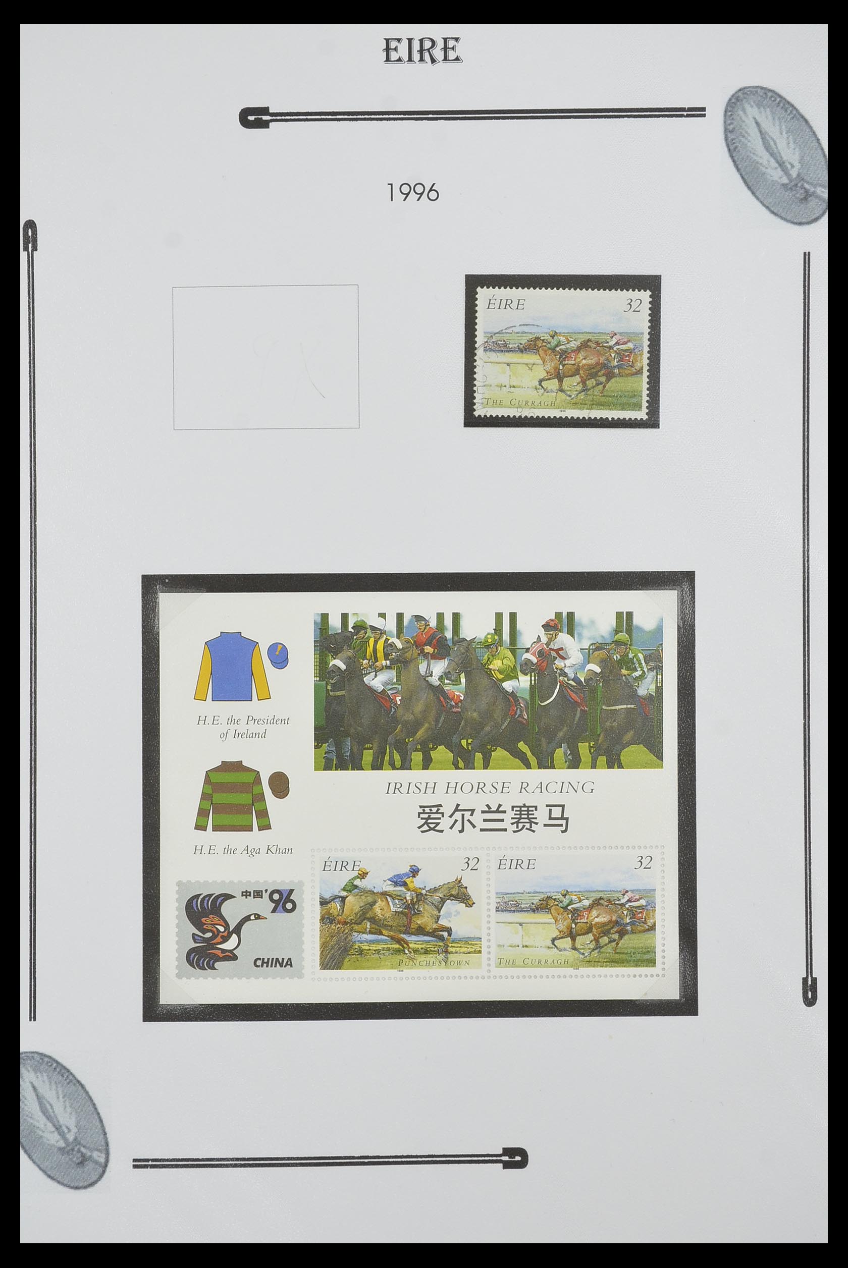 33522 124 - Postzegelverzameling 33522 Ierland 1922-2015.