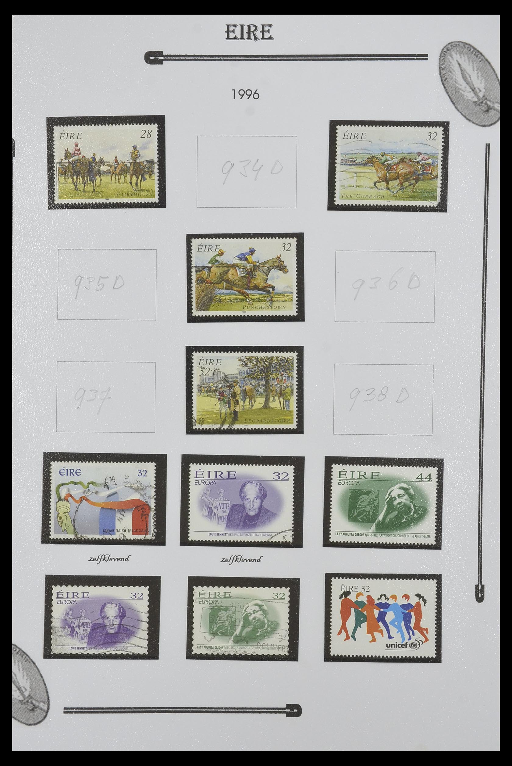 33522 127 - Postzegelverzameling 33522 Ierland 1922-2015.