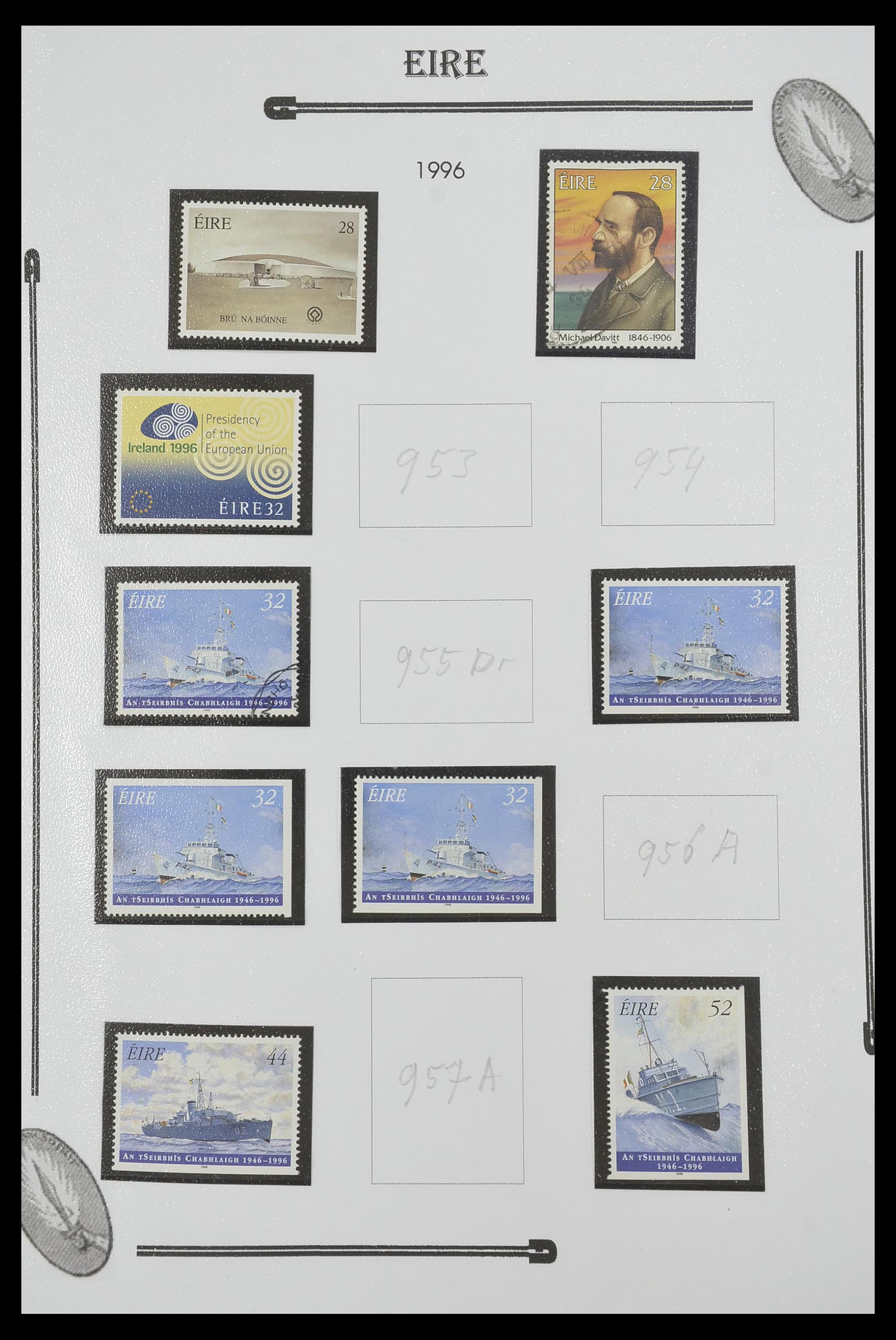 33522 129 - Postzegelverzameling 33522 Ierland 1922-2015.
