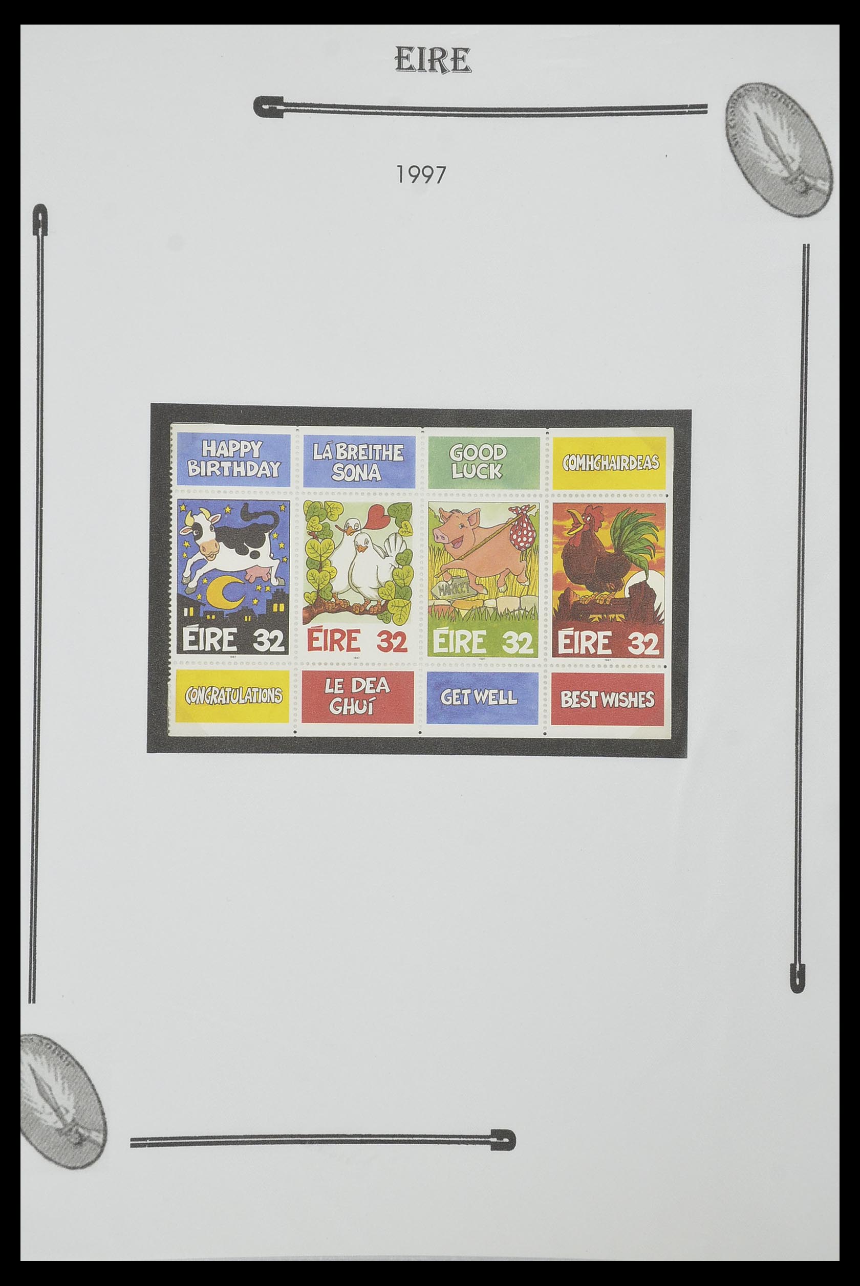 33522 134 - Postzegelverzameling 33522 Ierland 1922-2015.