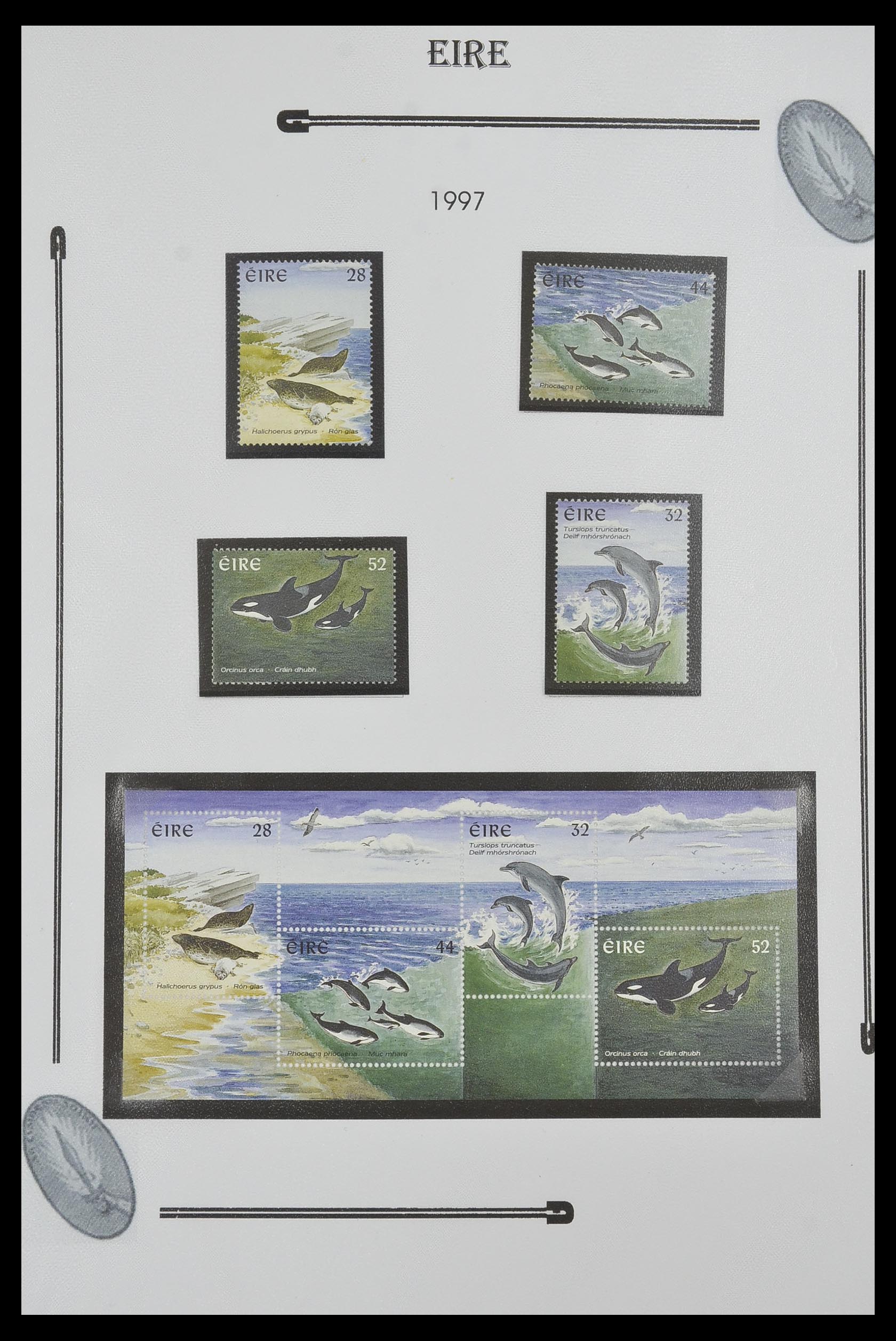 33522 136 - Postzegelverzameling 33522 Ierland 1922-2015.