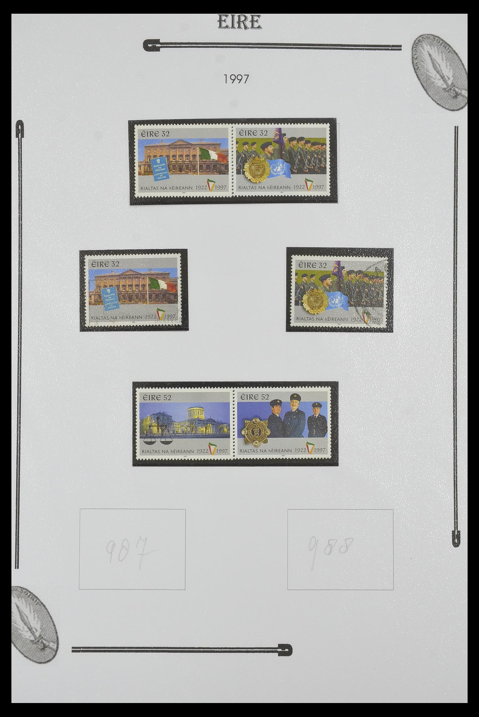 33522 137 - Postzegelverzameling 33522 Ierland 1922-2015.