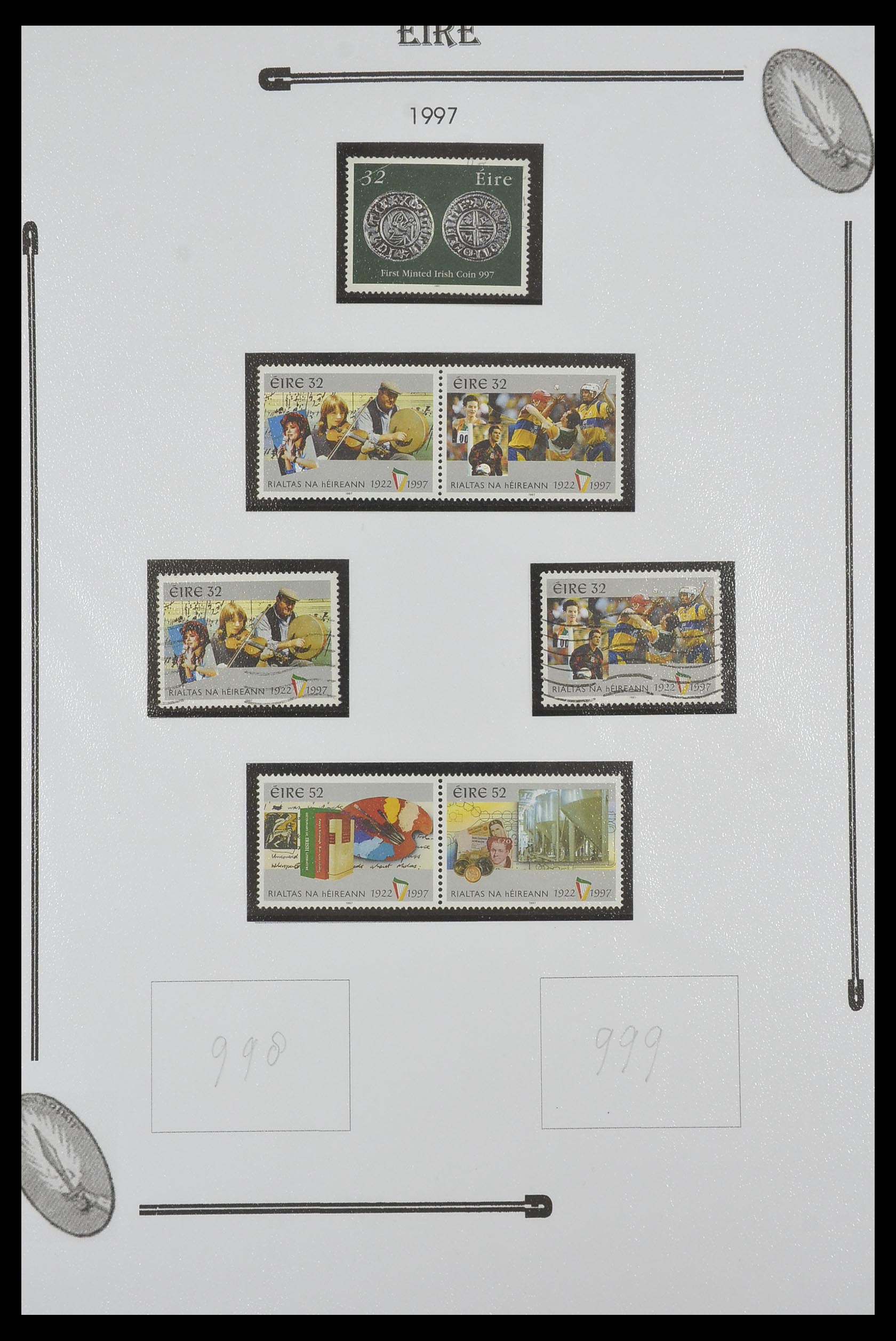 33522 138 - Postzegelverzameling 33522 Ierland 1922-2015.