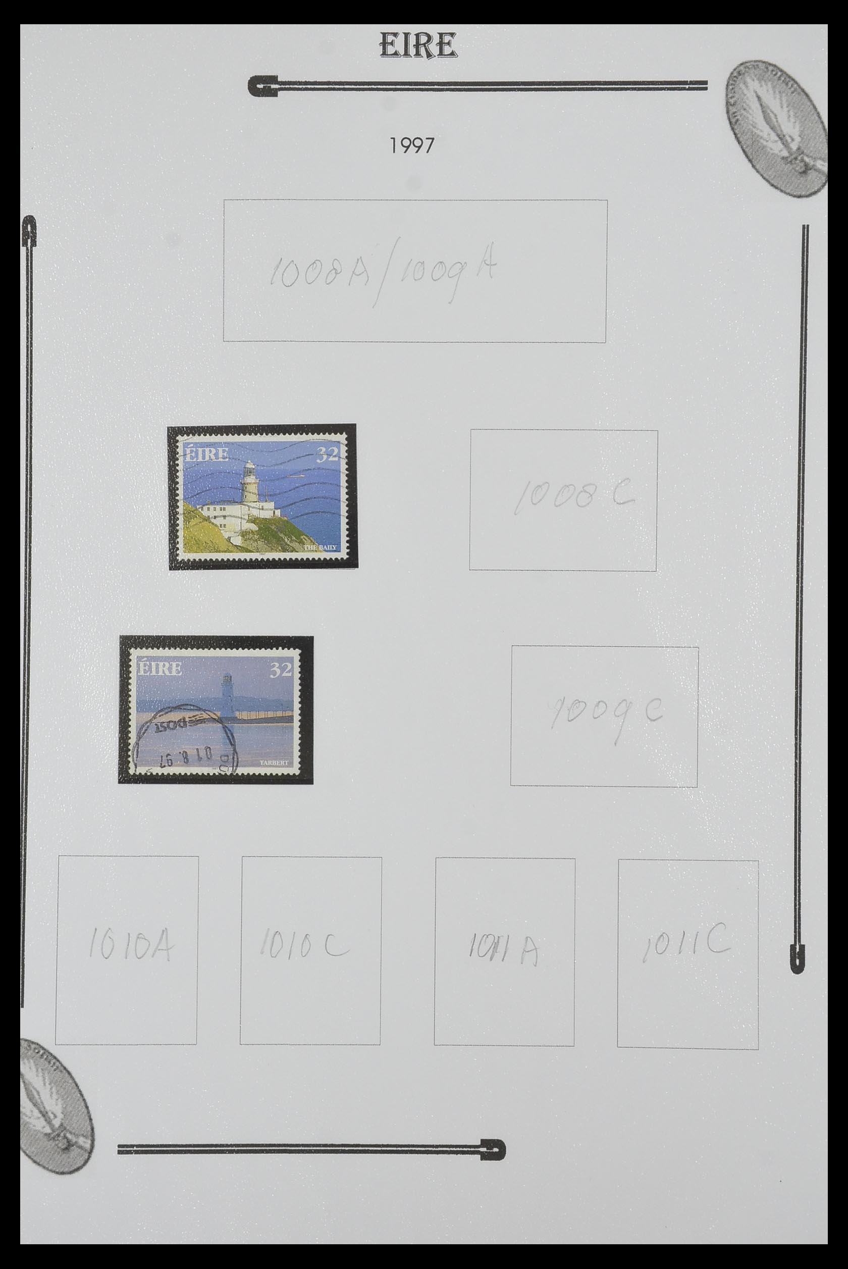 33522 140 - Postzegelverzameling 33522 Ierland 1922-2015.
