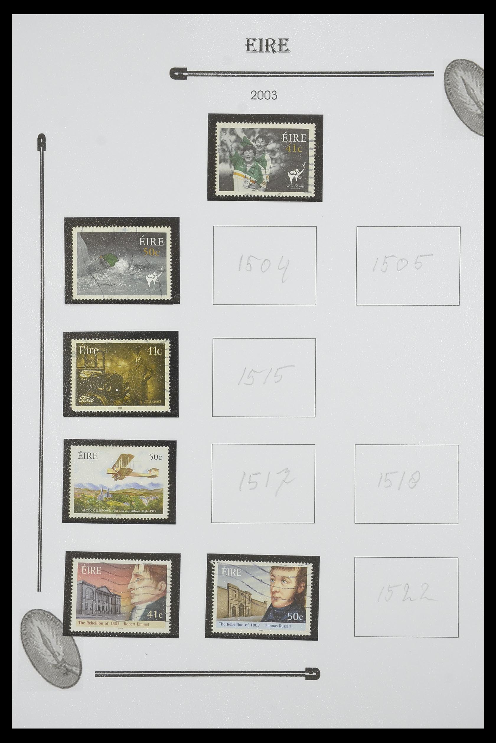 33522 207 - Stamp collection 33522 Ireland 1922-2015.