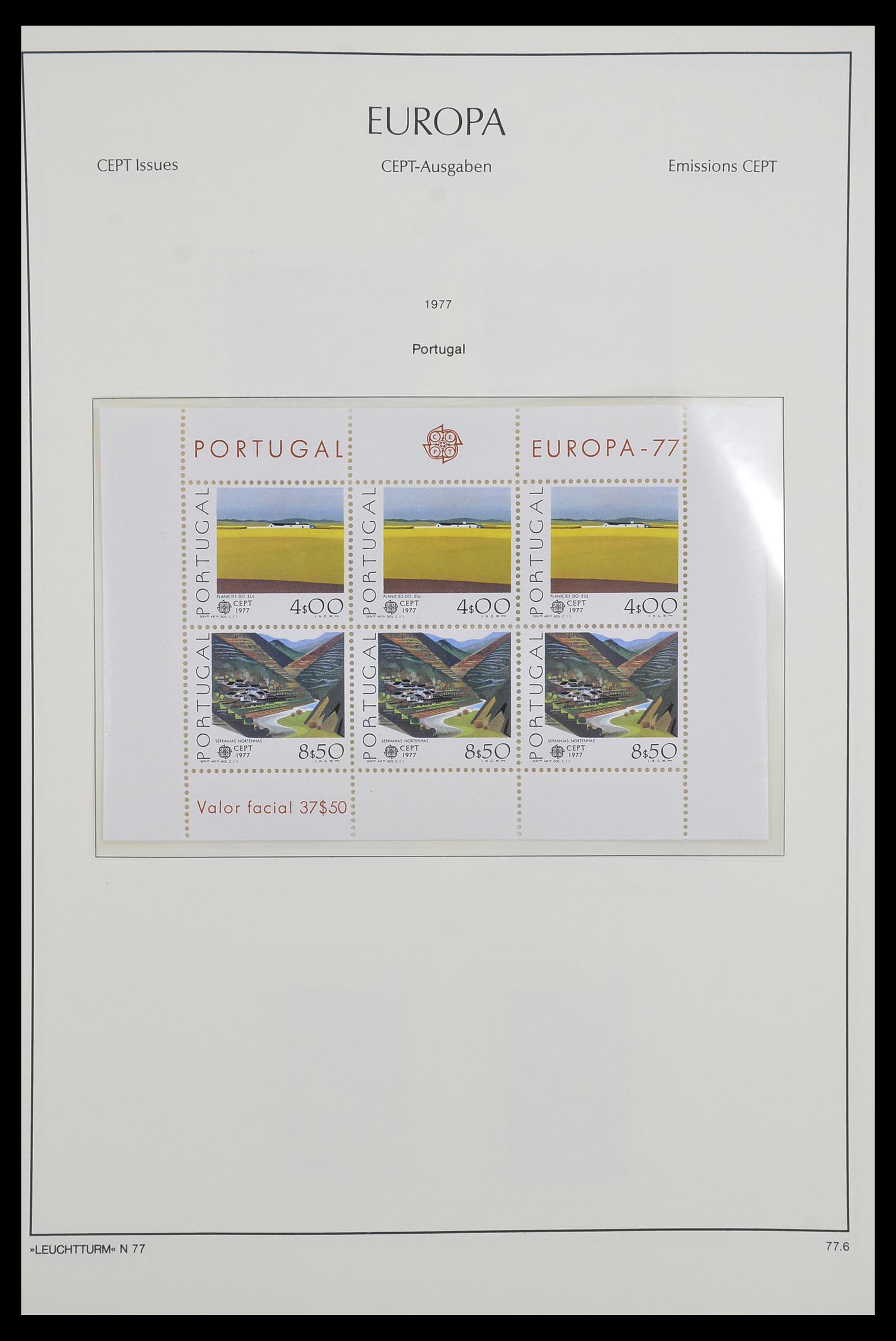 33524 006 - Postzegelverzameling 33524 Europa CEPT 1977-2011.