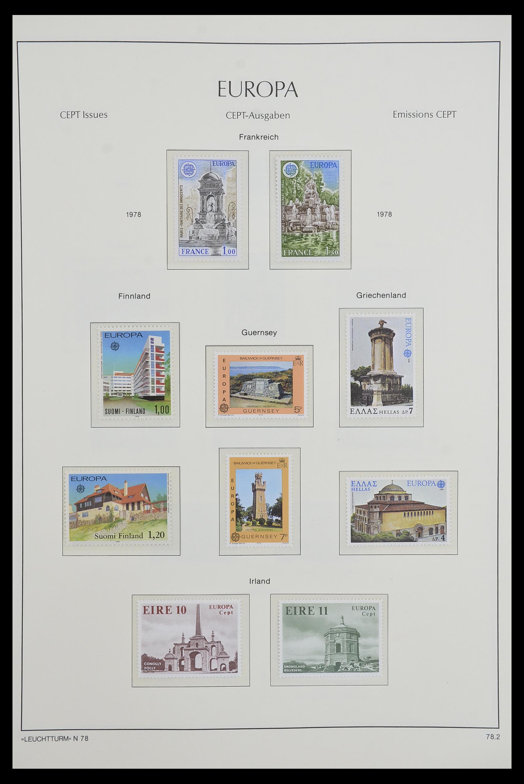33524 009 - Postzegelverzameling 33524 Europa CEPT 1977-2011.