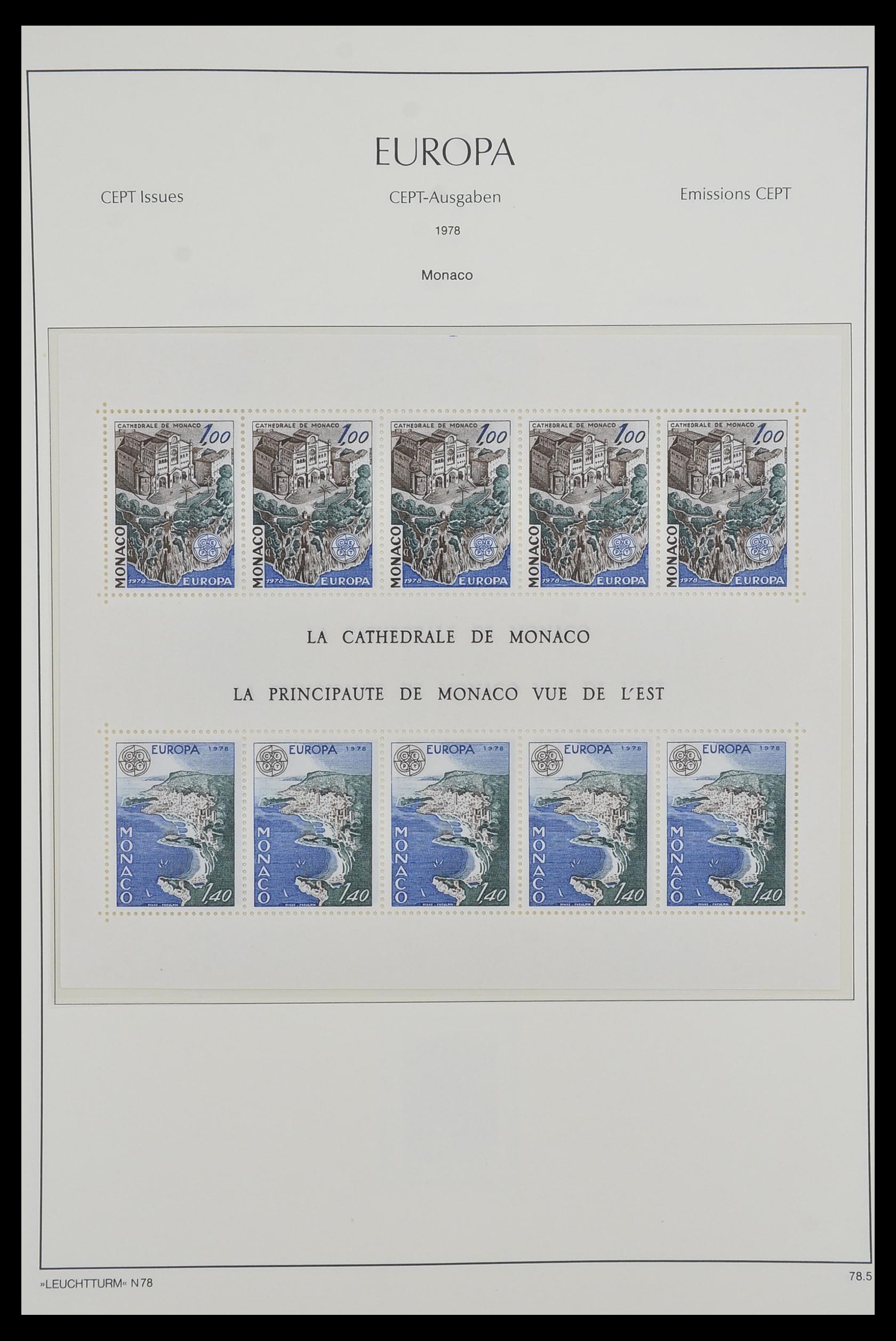 33524 012 - Postzegelverzameling 33524 Europa CEPT 1977-2011.