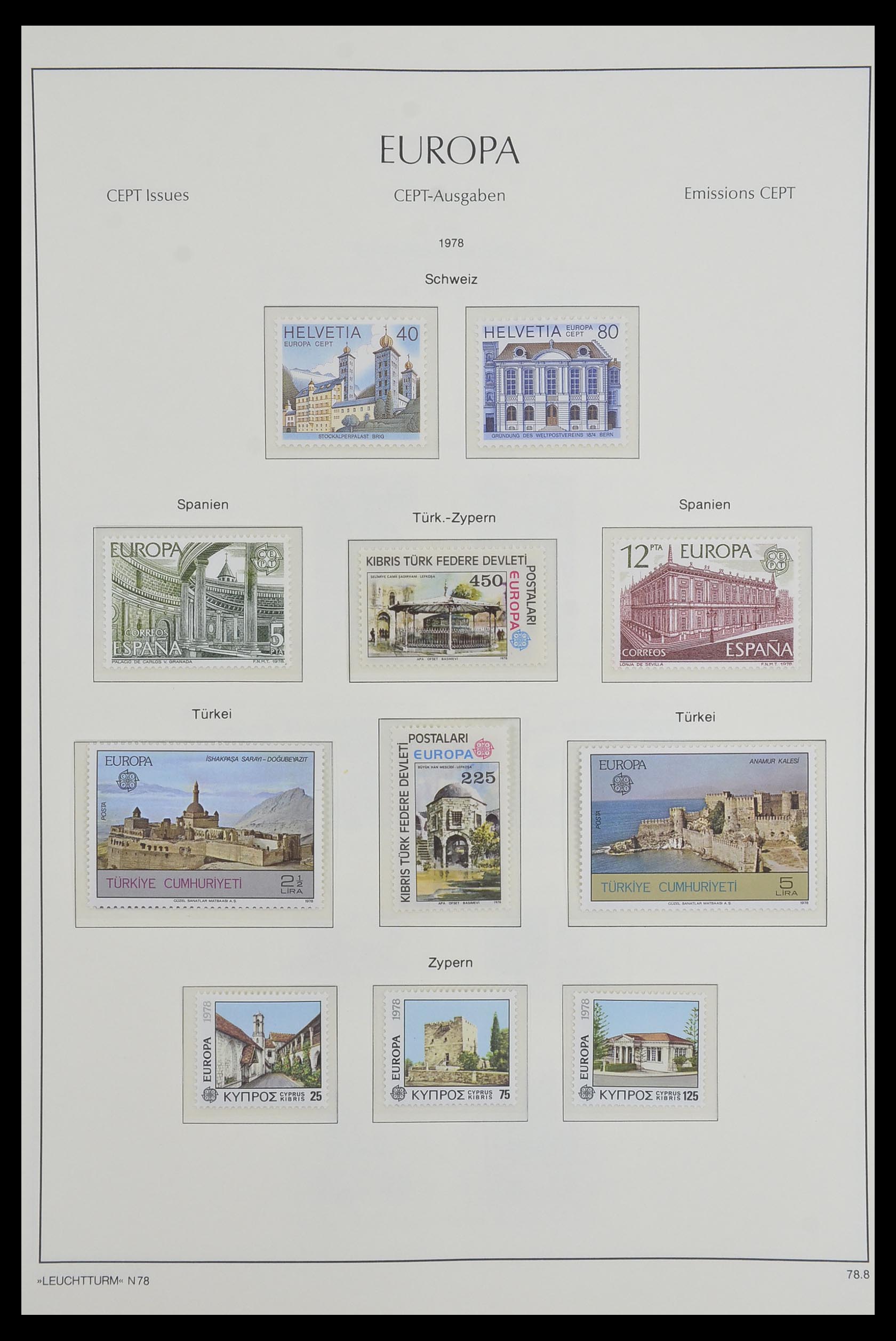 33524 015 - Postzegelverzameling 33524 Europa CEPT 1977-2011.