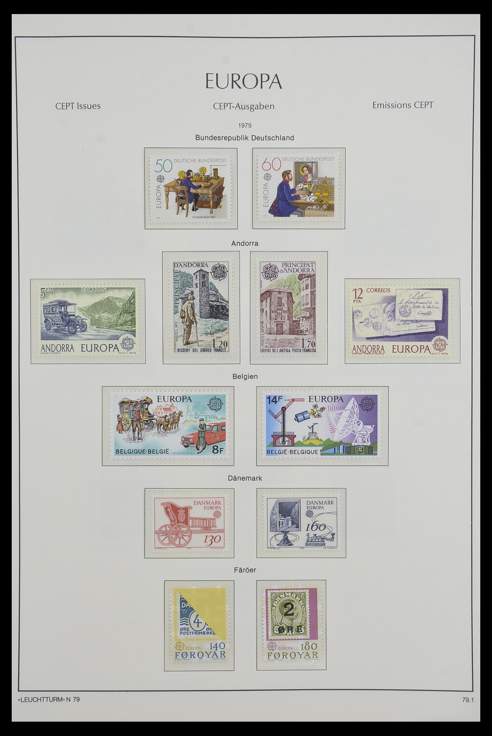 33524 016 - Postzegelverzameling 33524 Europa CEPT 1977-2011.