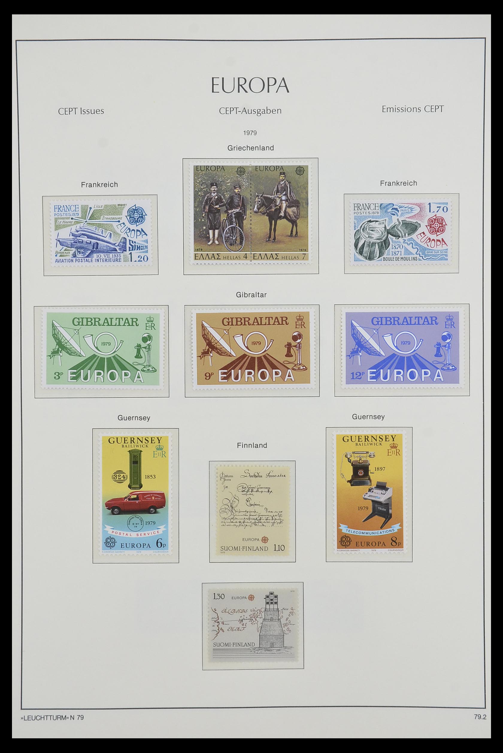 33524 017 - Postzegelverzameling 33524 Europa CEPT 1977-2011.