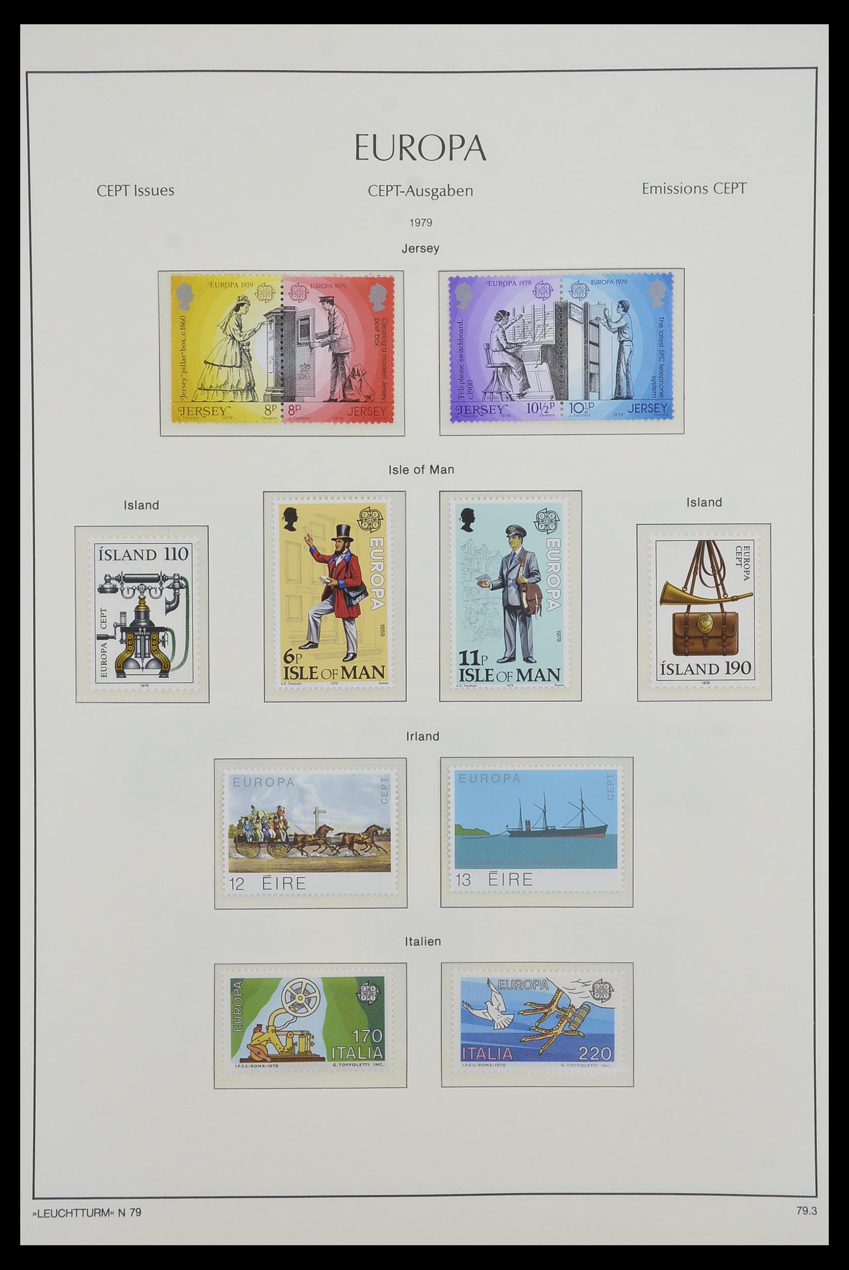 33524 018 - Stamp collection 33524 Europa CEPT 1977-2011.