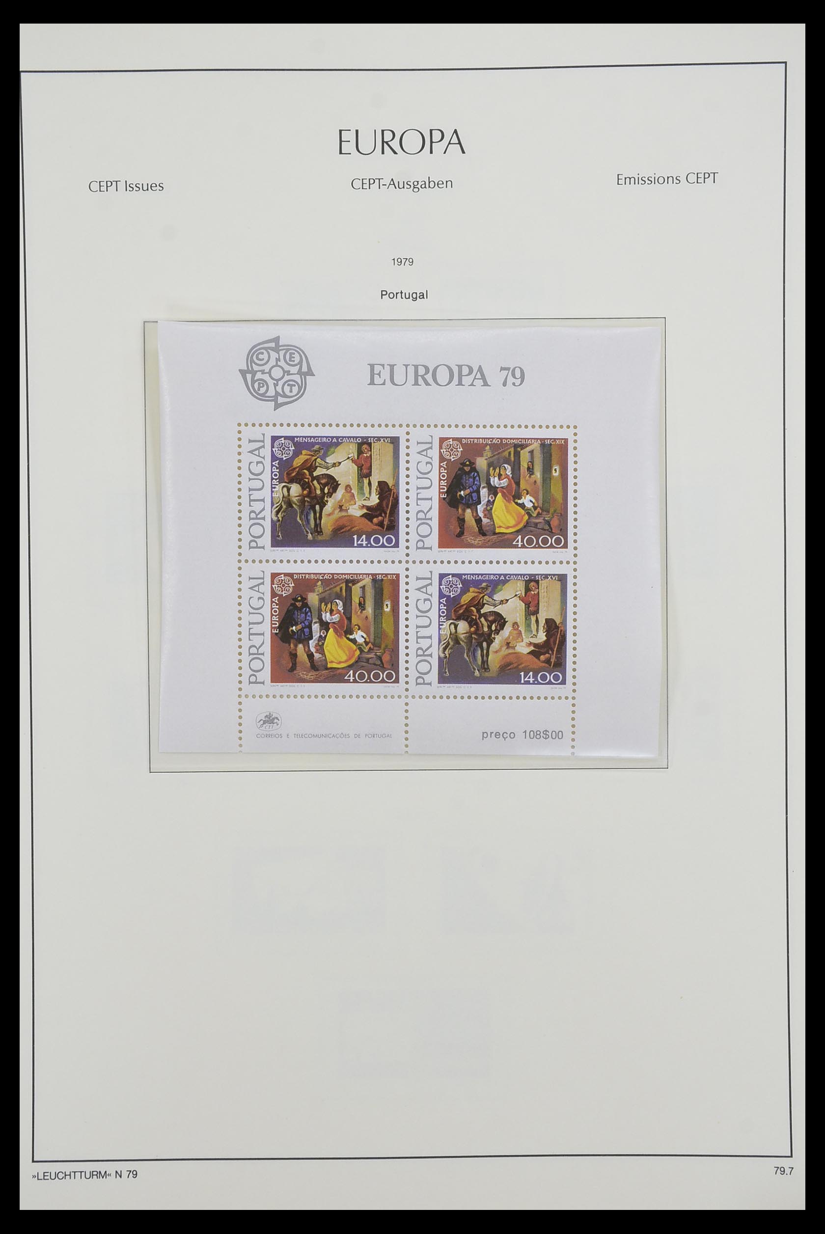 33524 022 - Postzegelverzameling 33524 Europa CEPT 1977-2011.