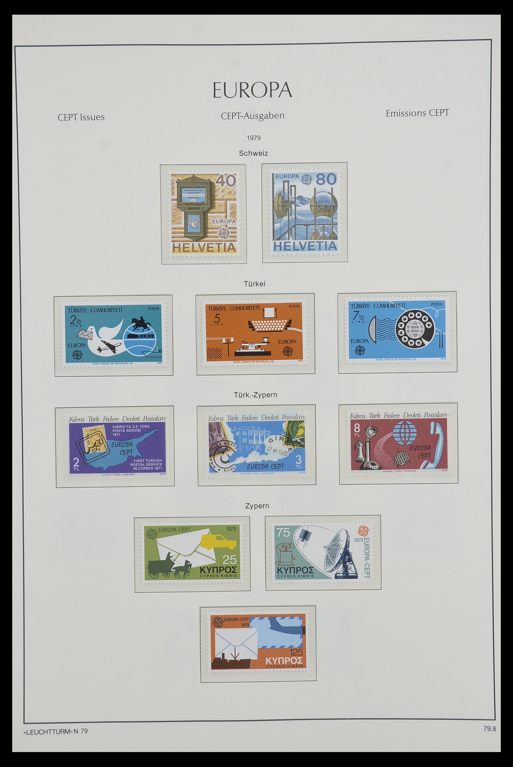 33524 023 - Postzegelverzameling 33524 Europa CEPT 1977-2011.