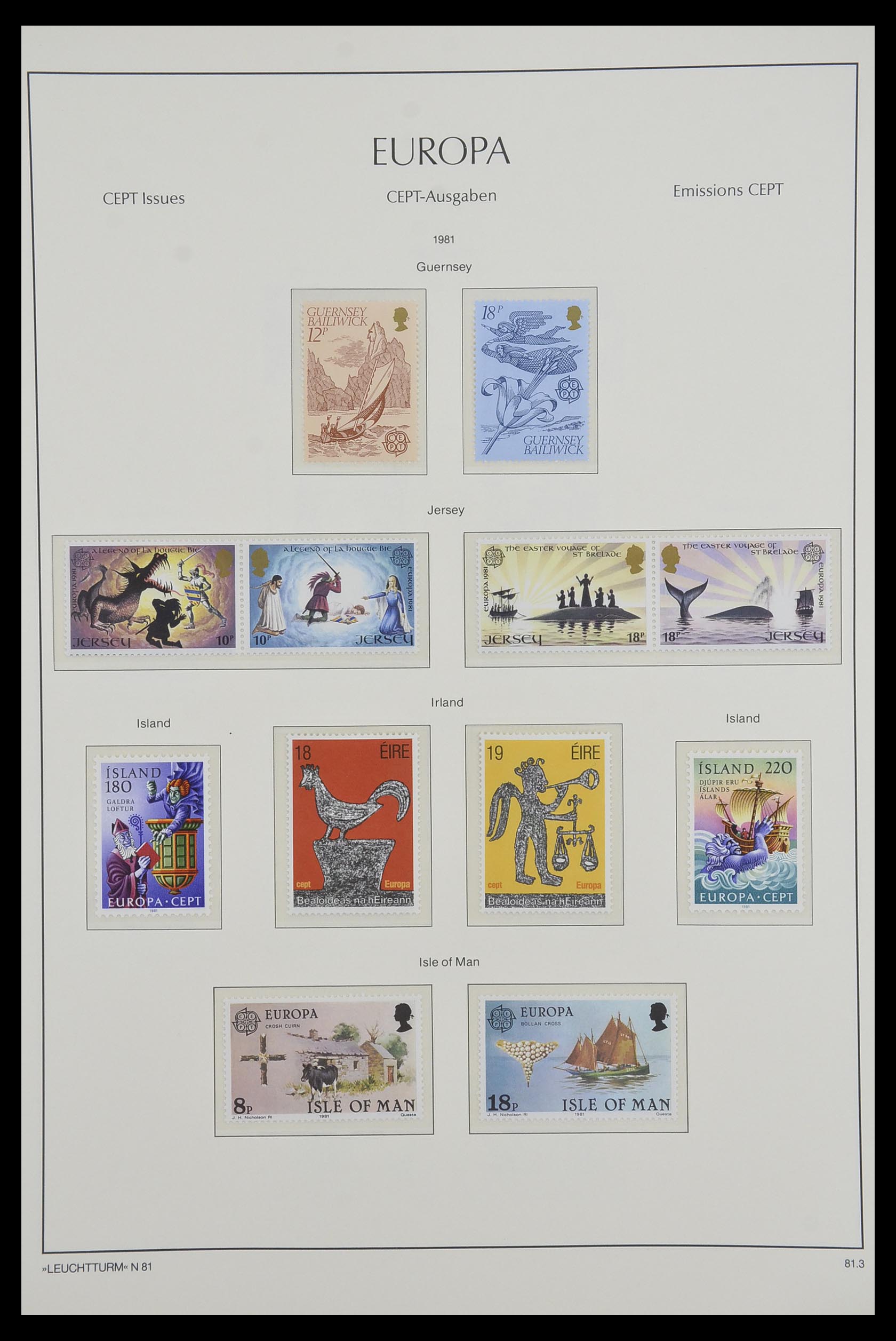 33524 034 - Stamp collection 33524 Europa CEPT 1977-2011.