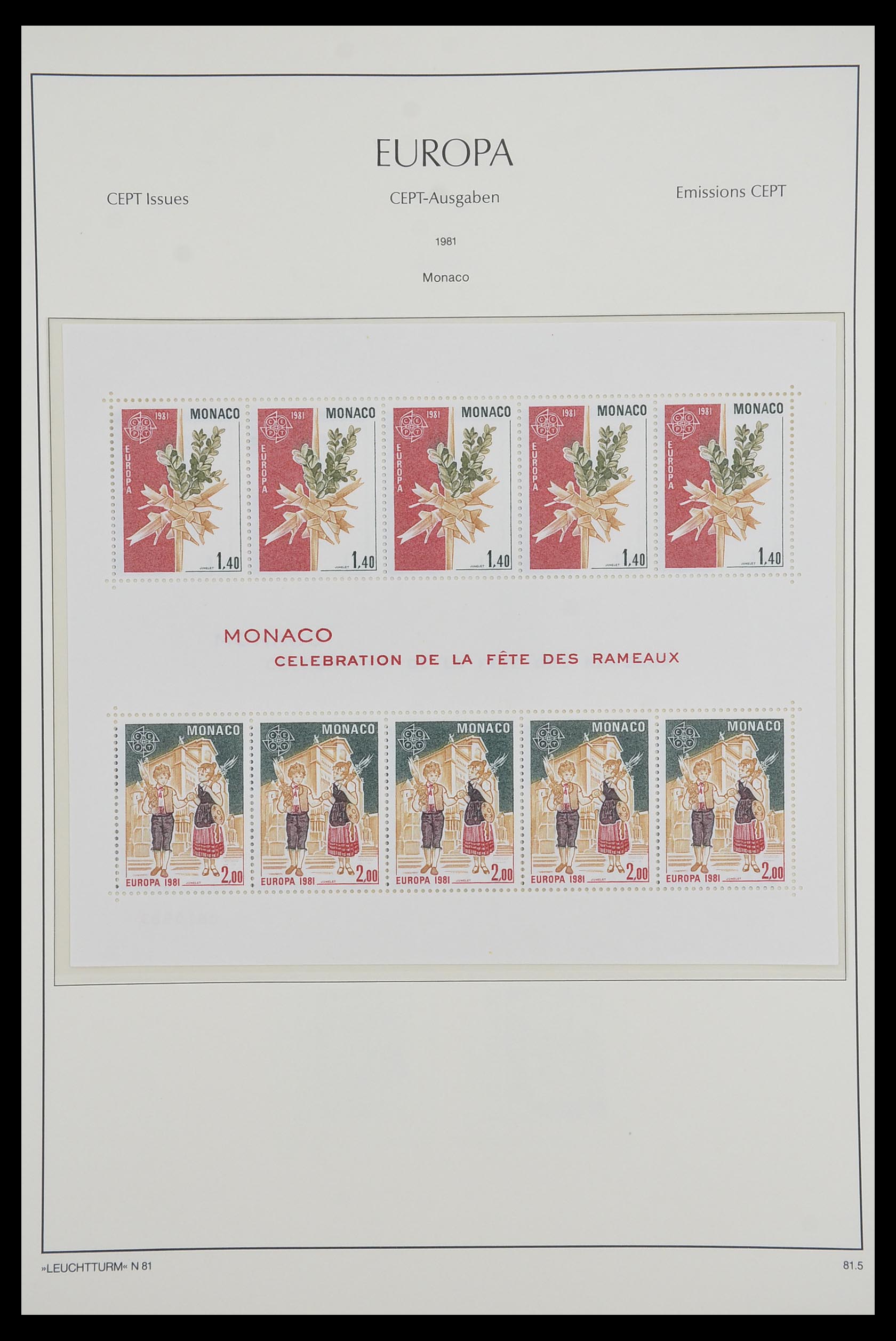 33524 036 - Postzegelverzameling 33524 Europa CEPT 1977-2011.
