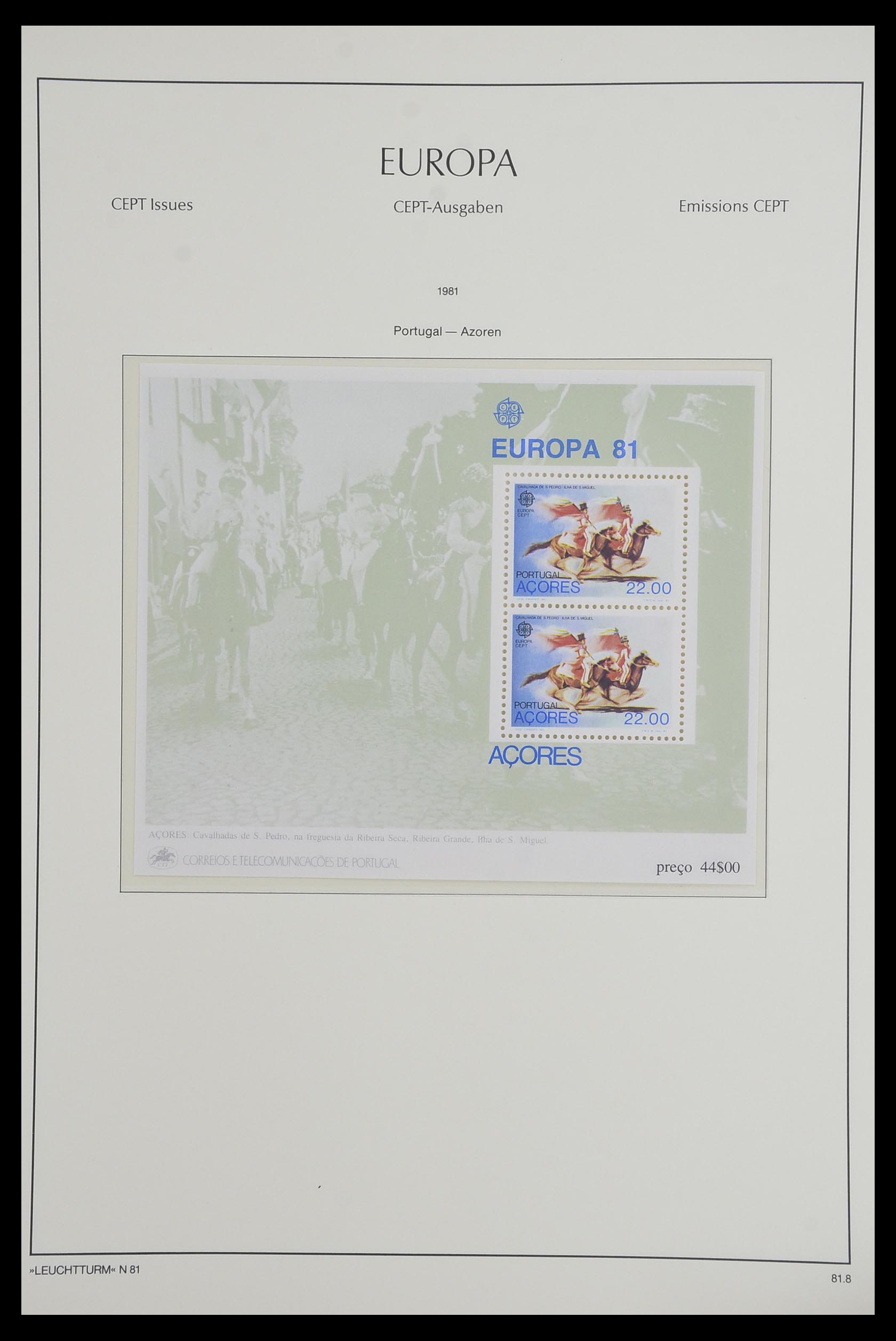 33524 039 - Postzegelverzameling 33524 Europa CEPT 1977-2011.