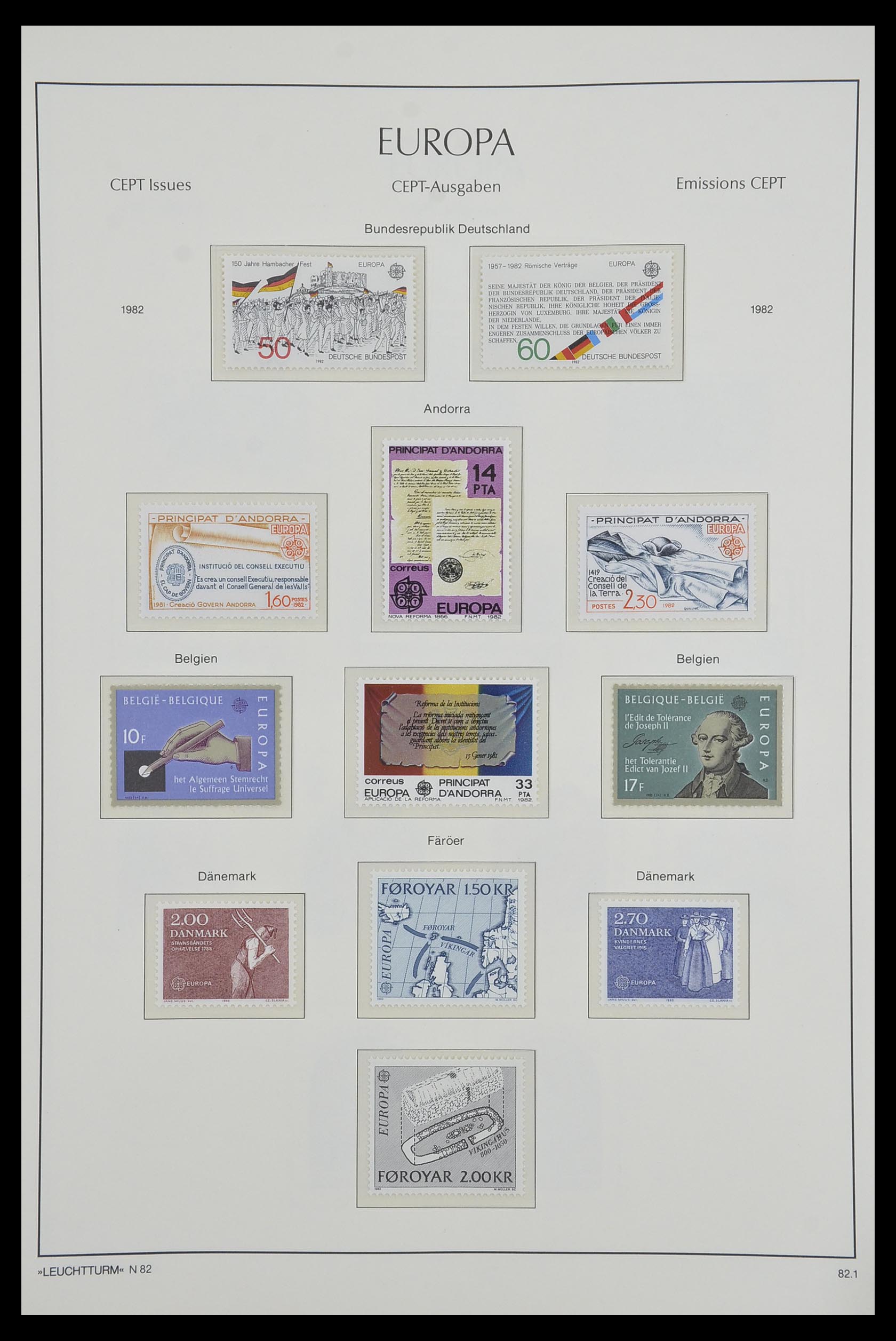 33524 042 - Postzegelverzameling 33524 Europa CEPT 1977-2011.