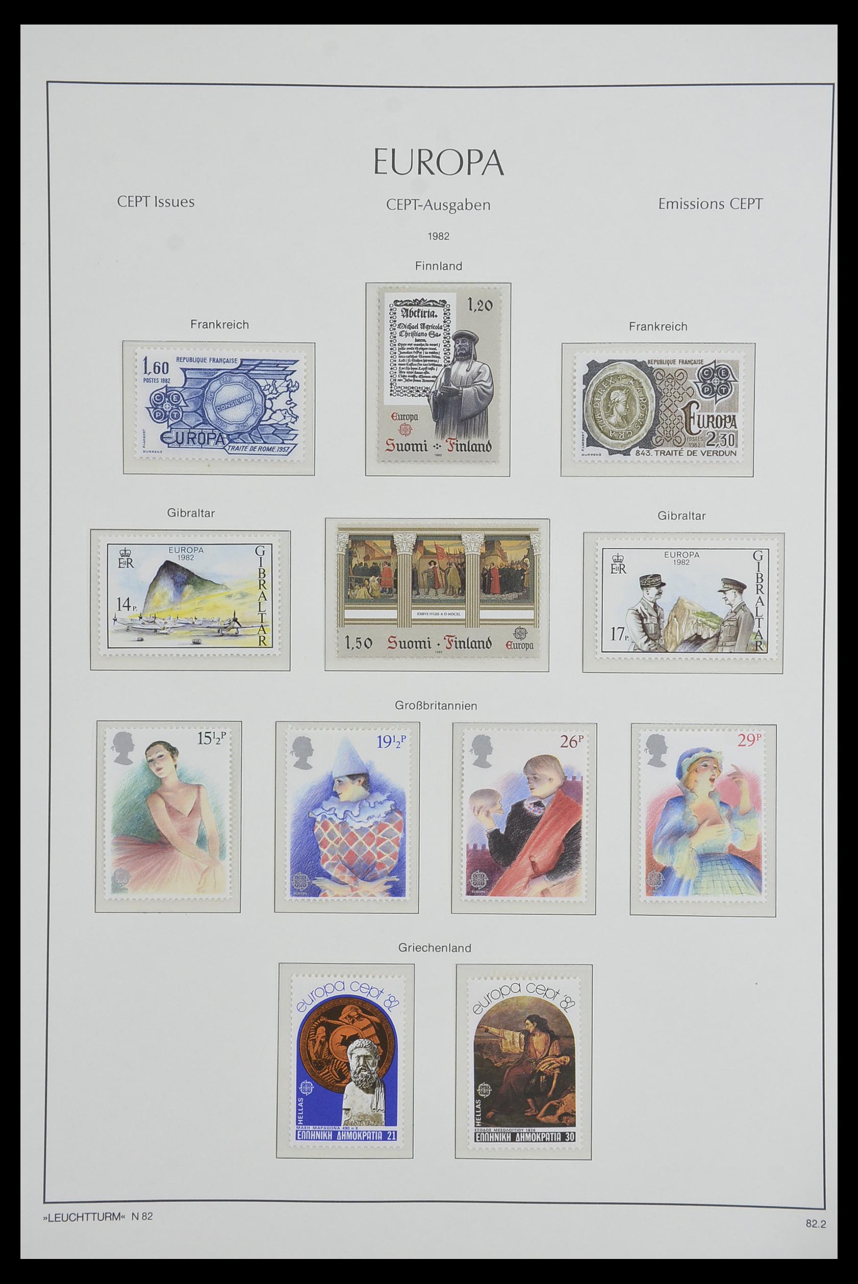 33524 043 - Postzegelverzameling 33524 Europa CEPT 1977-2011.