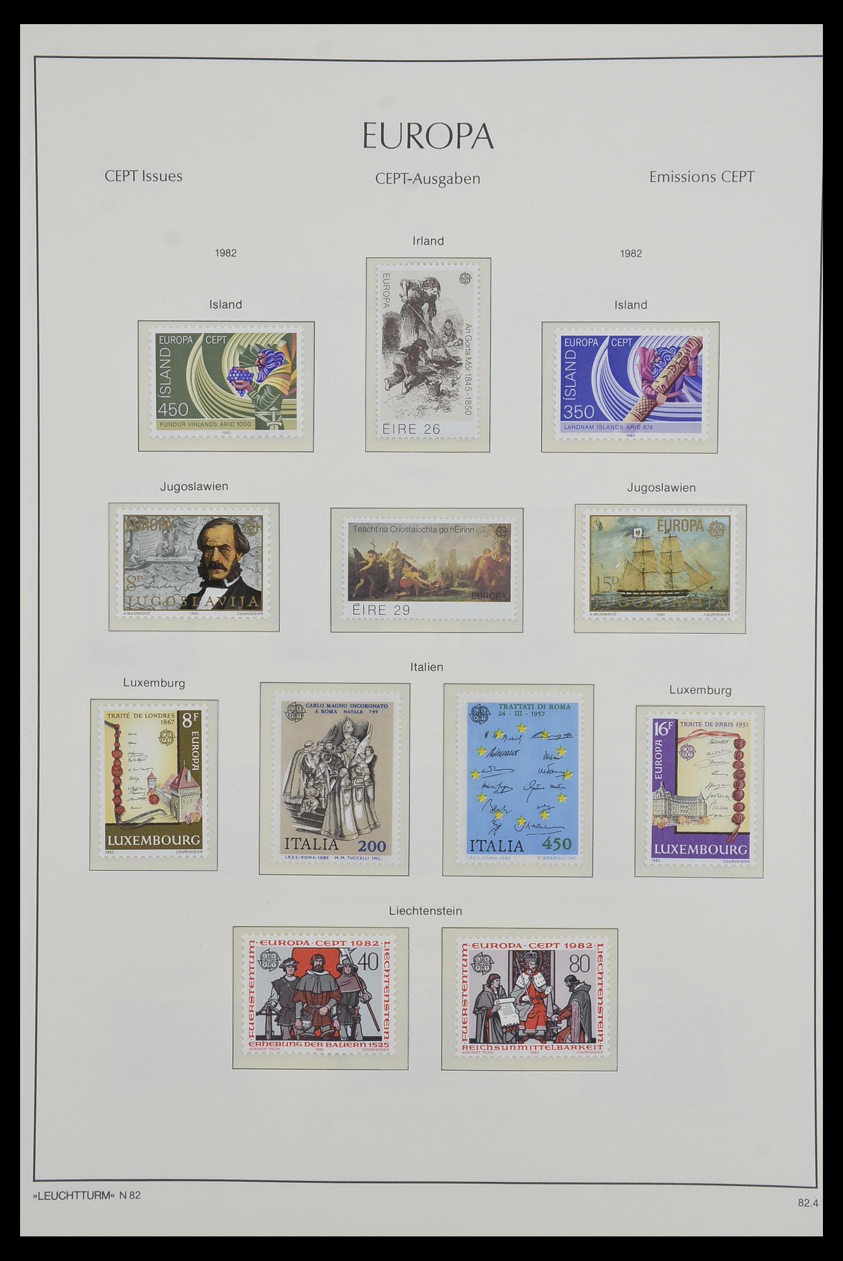 33524 045 - Postzegelverzameling 33524 Europa CEPT 1977-2011.