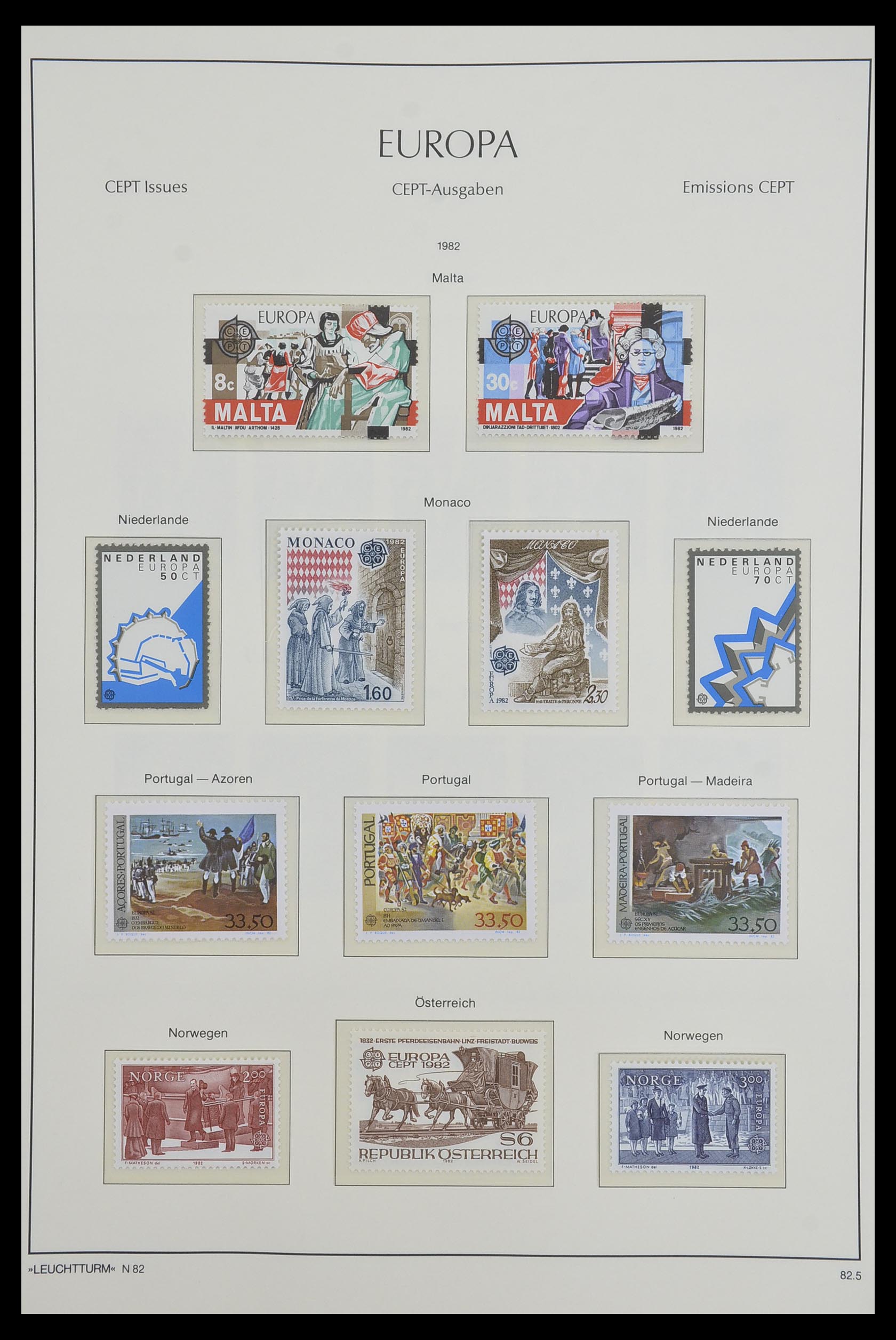 33524 046 - Stamp collection 33524 Europa CEPT 1977-2011.