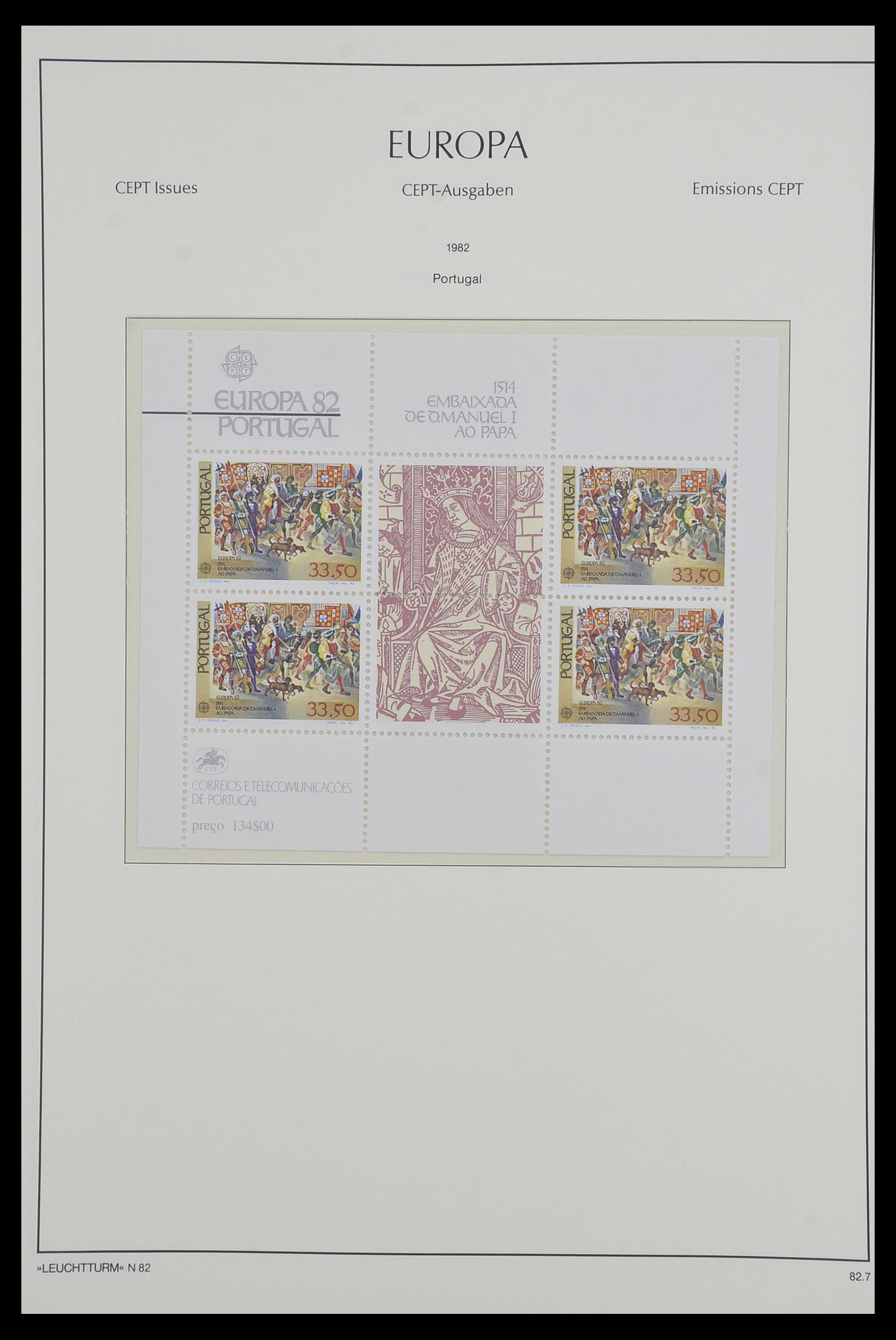 33524 048 - Postzegelverzameling 33524 Europa CEPT 1977-2011.